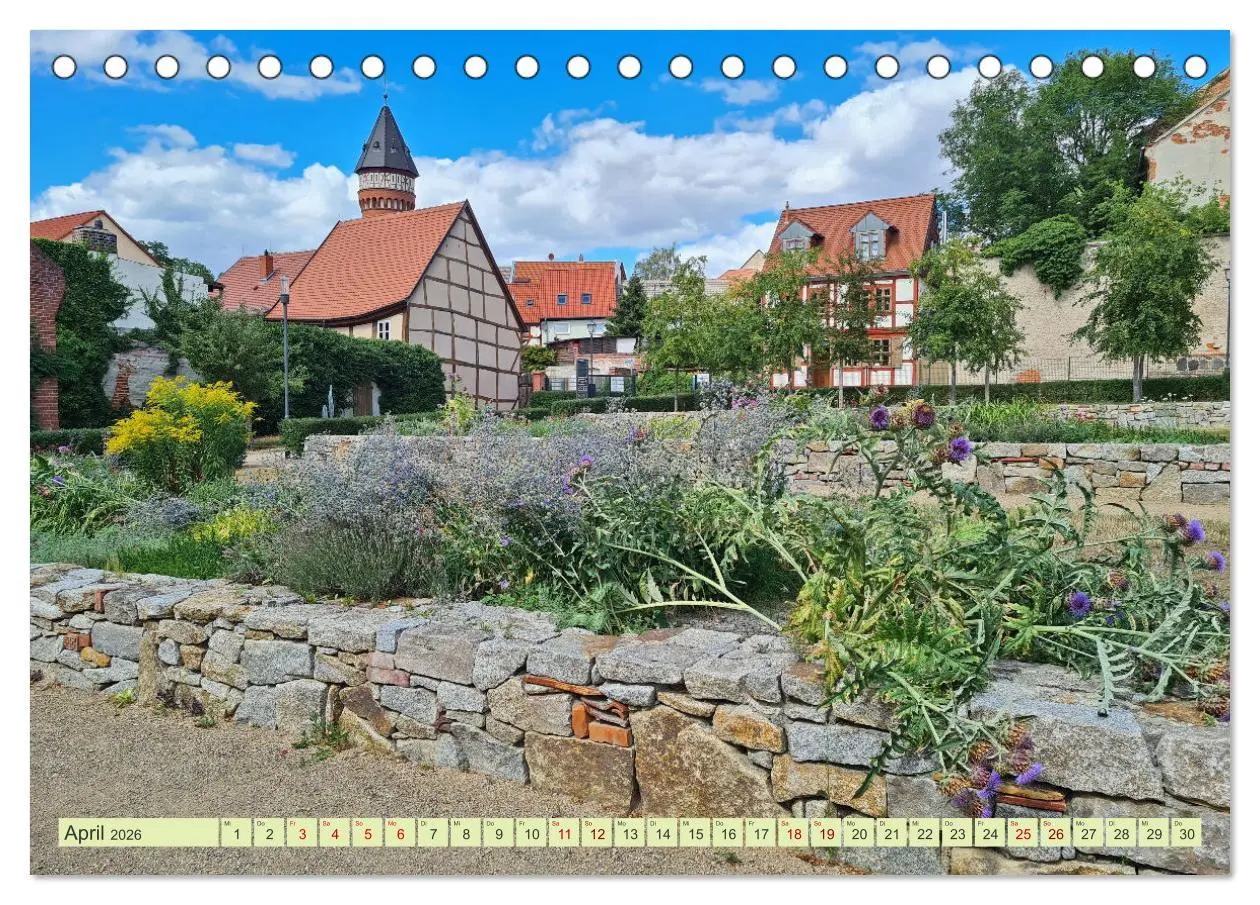 Bild: 9783457570500 | Burg bei Magdeburg (Tischkalender 2026 DIN A5 quer), CALVENDO...