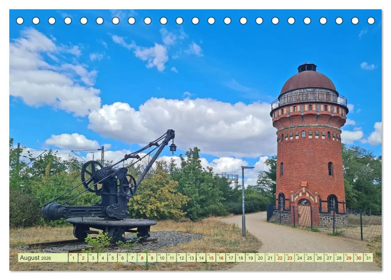 Bild: 9783457570500 | Burg bei Magdeburg (Tischkalender 2026 DIN A5 quer), CALVENDO...