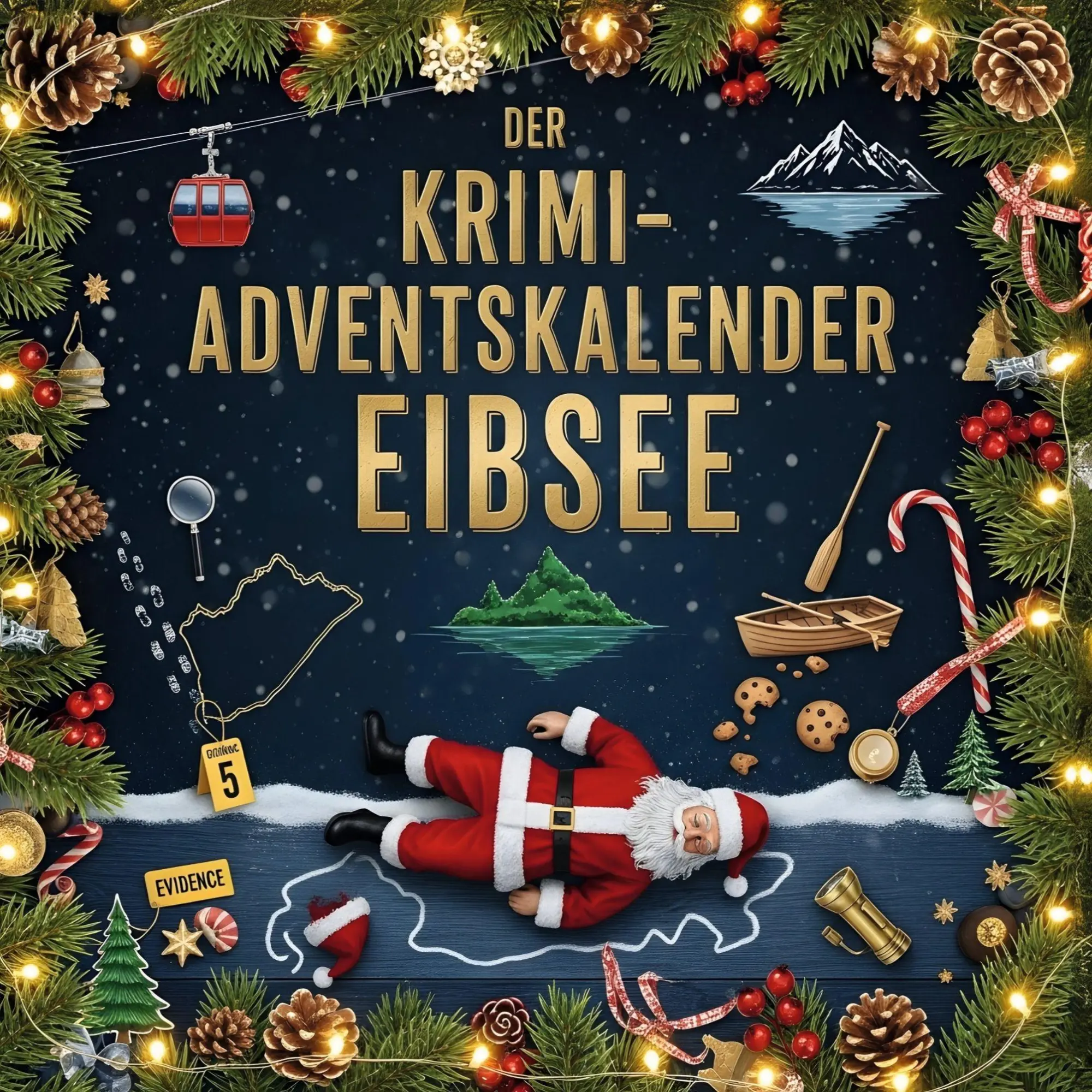 Cover: 9783695310500 | Der Krimi-Adventskalender Eibsee | Mordsverdächtig in 24 Akten | Buch