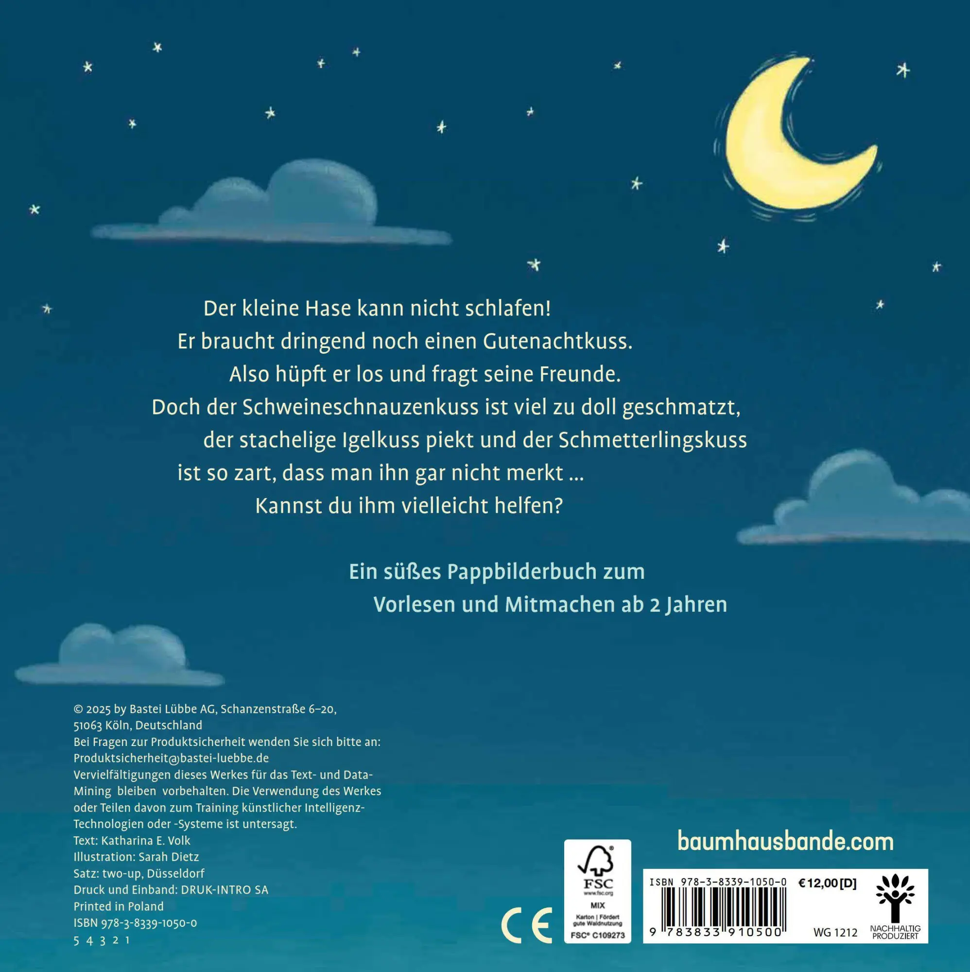 Bild: 9783833910500 | Hasengutenachtküsschen | Katharina E. Volk | Buch | 26 S. | Deutsch