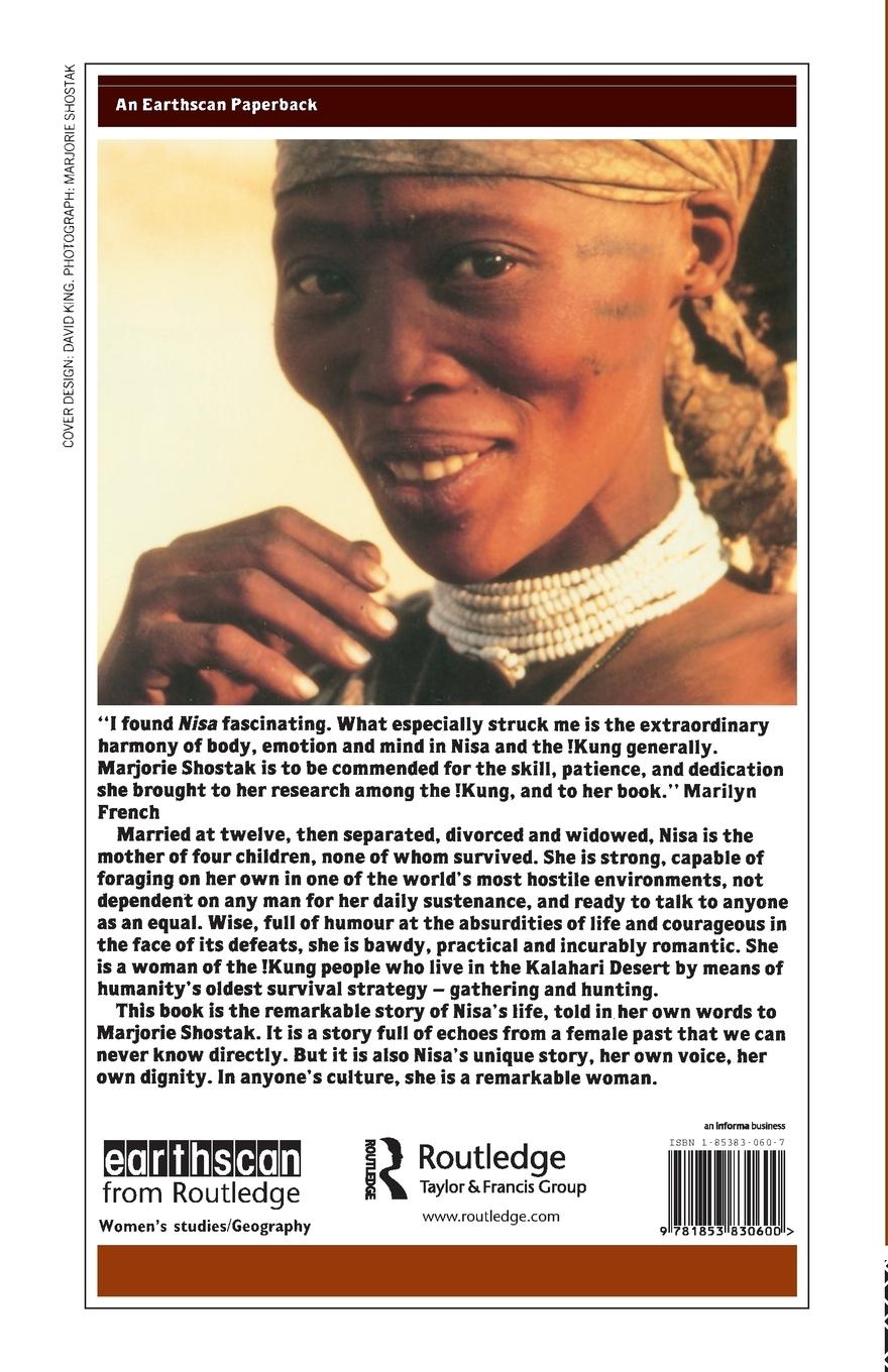 Rückseite: 9781853830600 | Nisa | The Life and Words of a !Kung Woman | Marjorie Shostak | Buch
