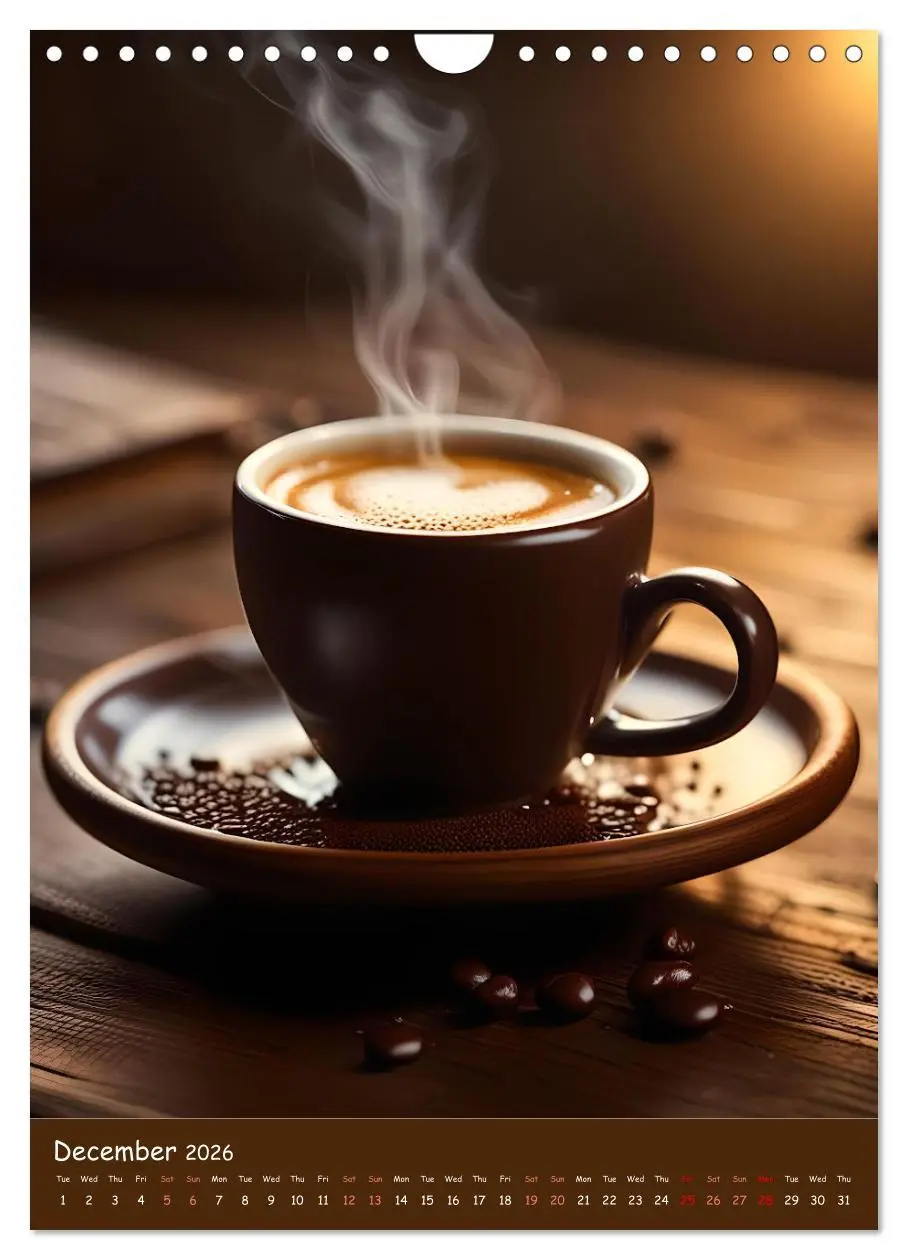 Bild: 9783457250600 | The Soul of Coffee - A Daily Ritual (Wall Calendar 2026 DIN A4...