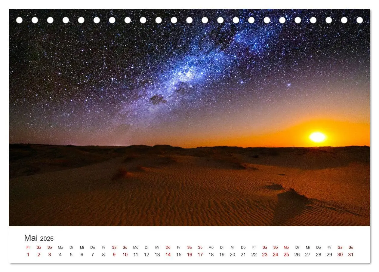 Bild: 9783457560600 | Sahara - Die größte Trockenwüste der Welt. (Tischkalender 2026 DIN...