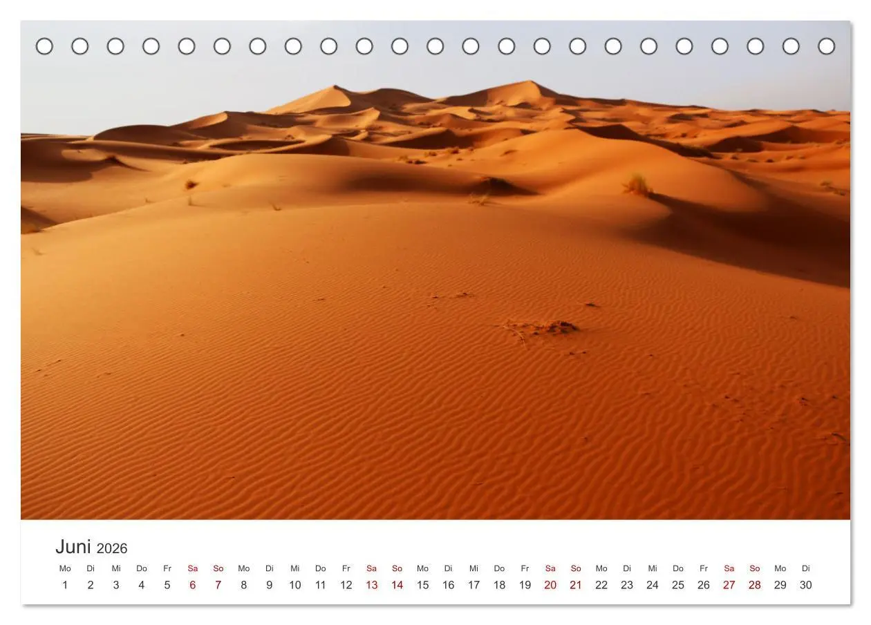 Bild: 9783457560600 | Sahara - Die größte Trockenwüste der Welt. (Tischkalender 2026 DIN...