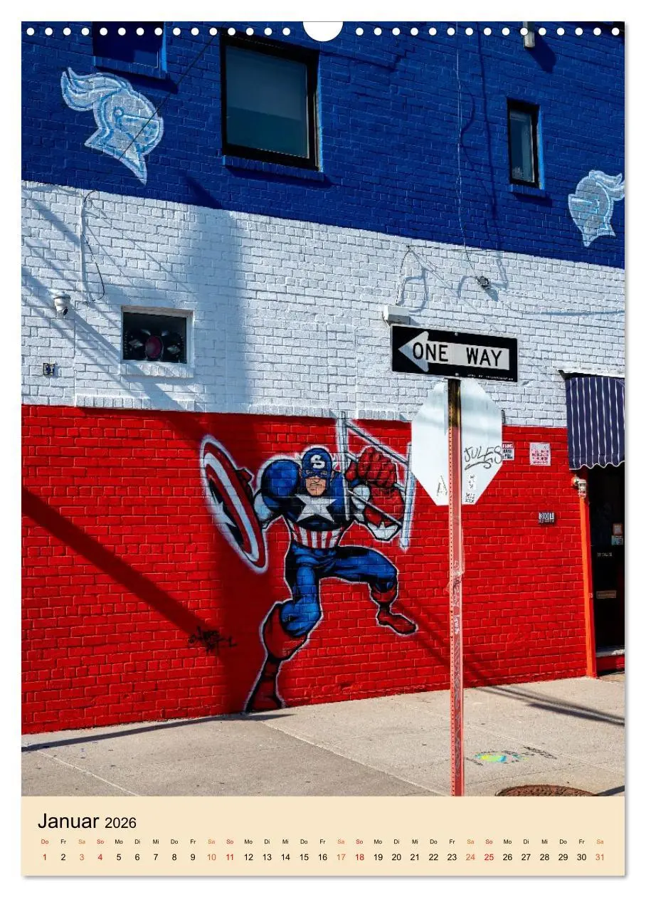 Bild: 9783516650600 | Walls of New York - Street Art in Farbe (Wandkalender 2026 DIN A3...