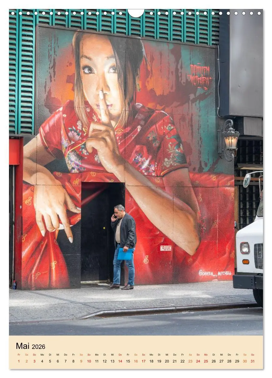 Bild: 9783516650600 | Walls of New York - Street Art in Farbe (Wandkalender 2026 DIN A3...