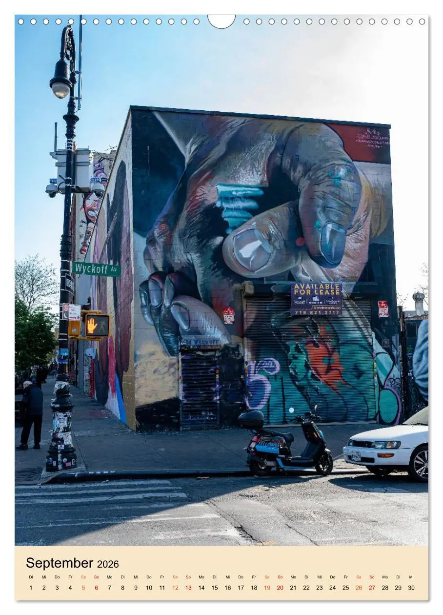 Bild: 9783516650600 | Walls of New York - Street Art in Farbe (Wandkalender 2026 DIN A3...