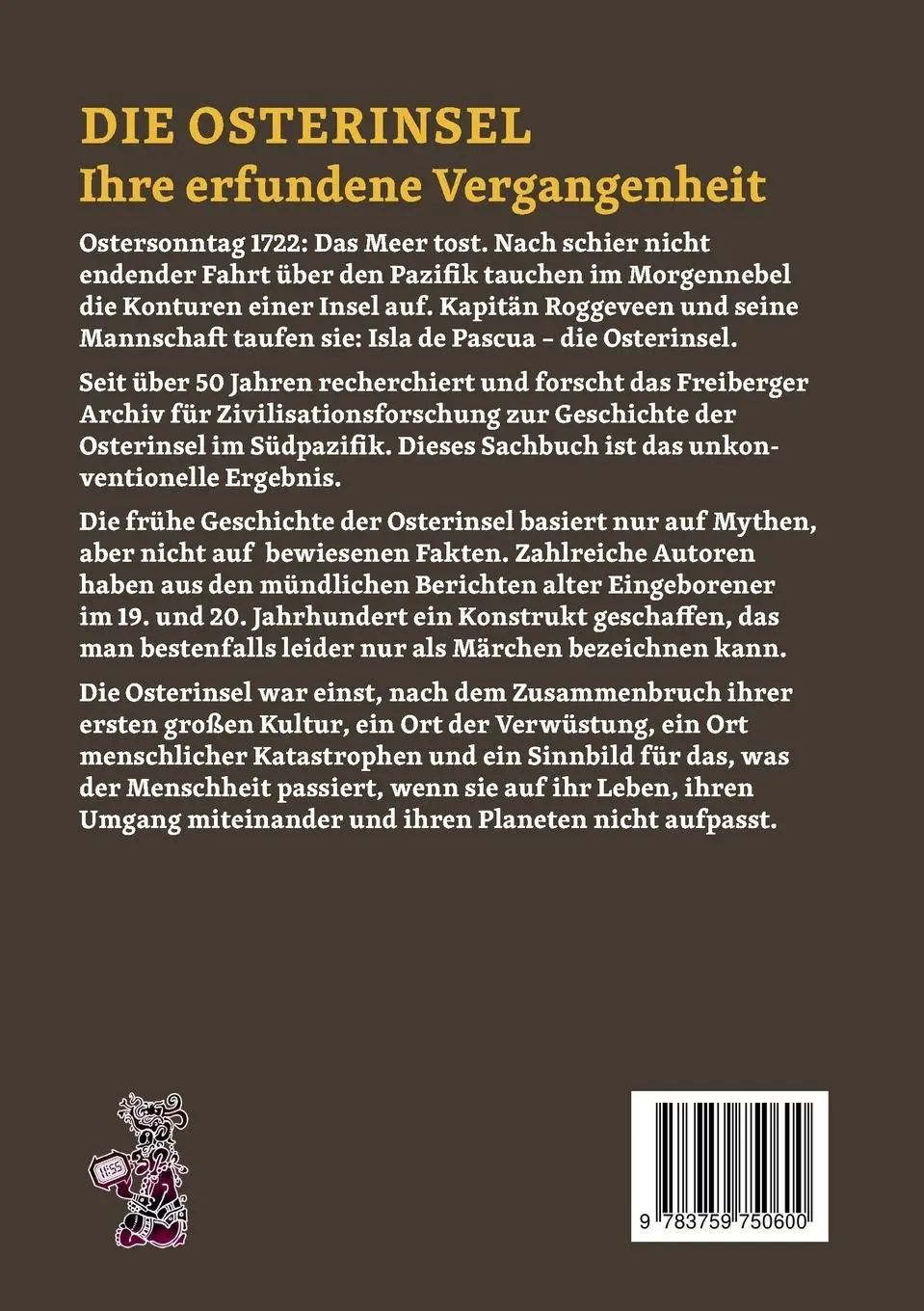 Rückseite: 9783759750600 | Die Osterinsel | Ihre erfundene Vergangenheit | Peter Hertel (u. a.)