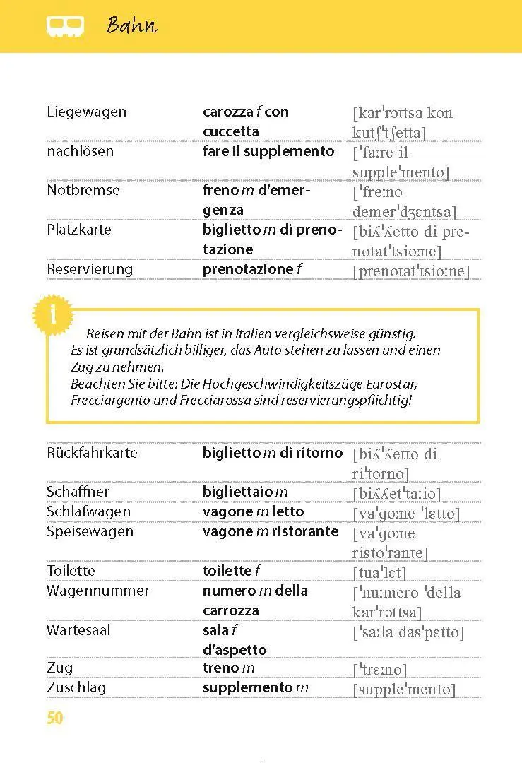 Bild: 9783790100600 | Sprachführer Italienisch für die Reise | Mike Hillenbrand (u. a.)