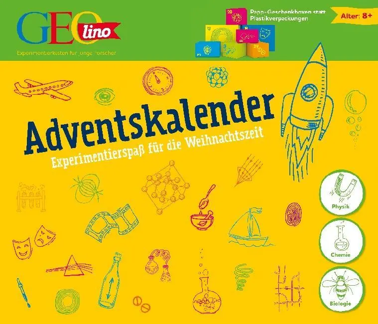 Cover: 4019631670700 | GEOlino Adventskalender Experimentierspaß für die Weihnachtszeit 2019