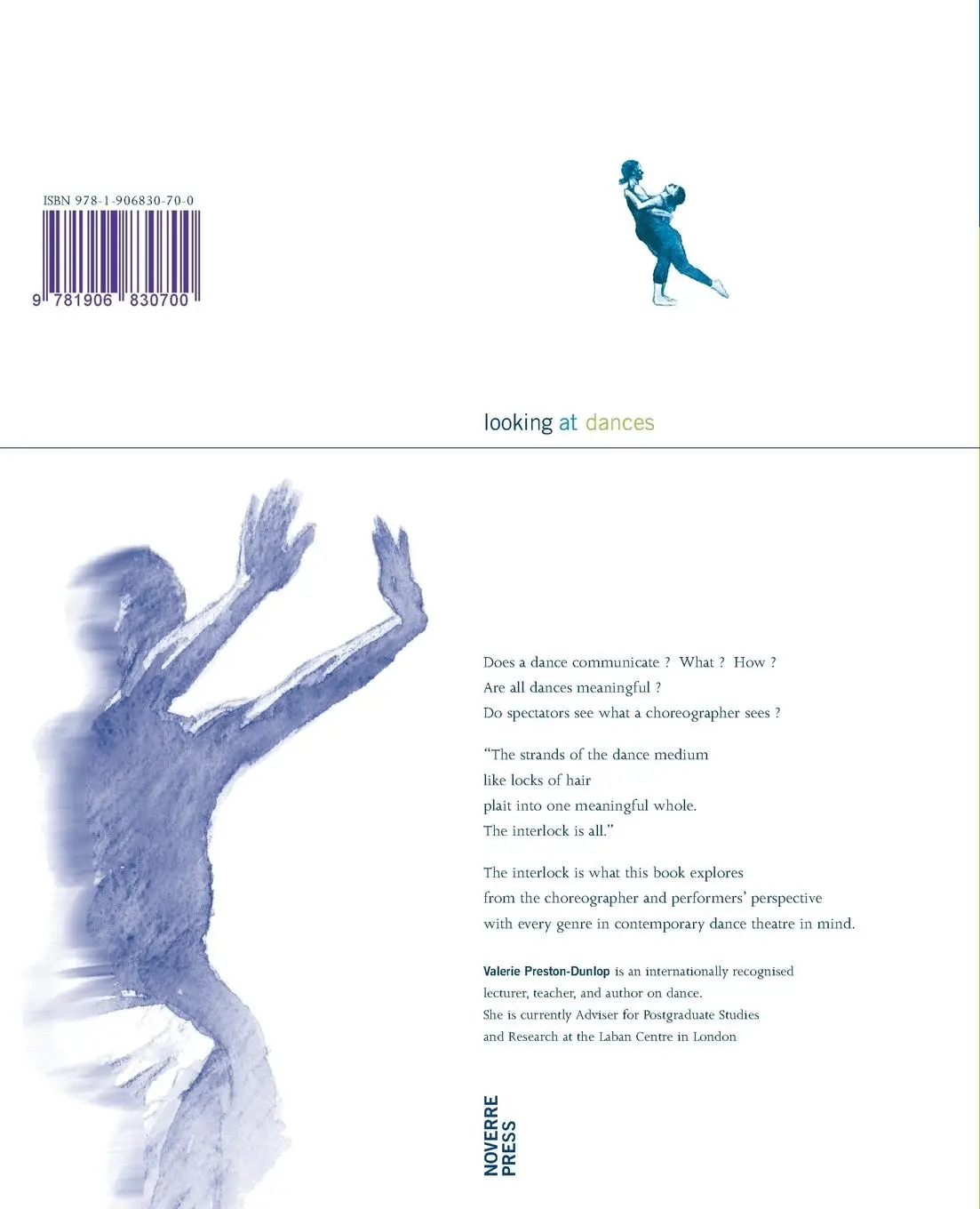 Rückseite: 9781906830700 | Looking at Dances | A Choreological Perspective on Choreography.