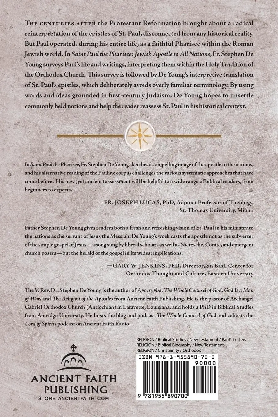 Rückseite: 9781955890700 | Saint Paul the Pharisee | Jewish Apostle to All Nations | Young | Buch