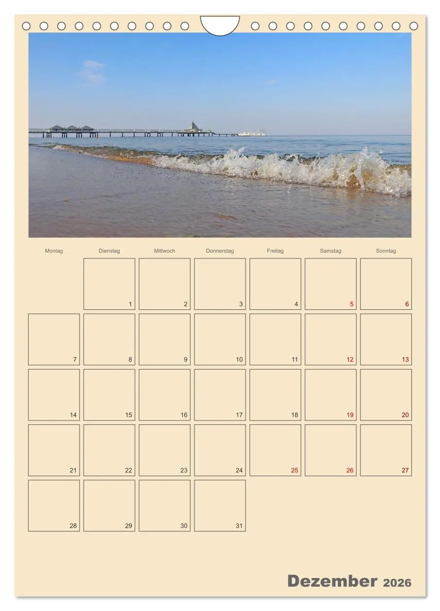 Bild: 9783516330700 | Usedom Ostsee - Terminplaner (Wandkalender 2026 DIN A4 hoch),...