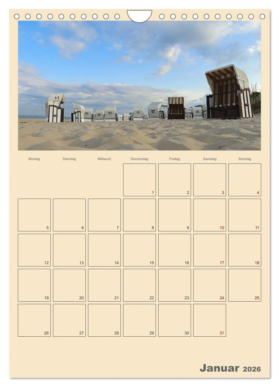 Bild: 9783516330700 | Usedom Ostsee - Terminplaner (Wandkalender 2026 DIN A4 hoch),...