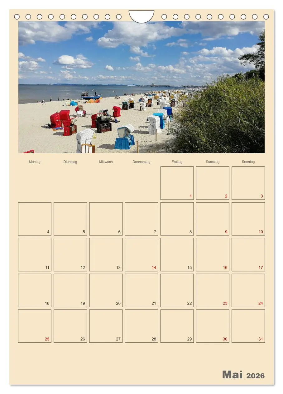 Bild: 9783516330700 | Usedom Ostsee - Terminplaner (Wandkalender 2026 DIN A4 hoch),...