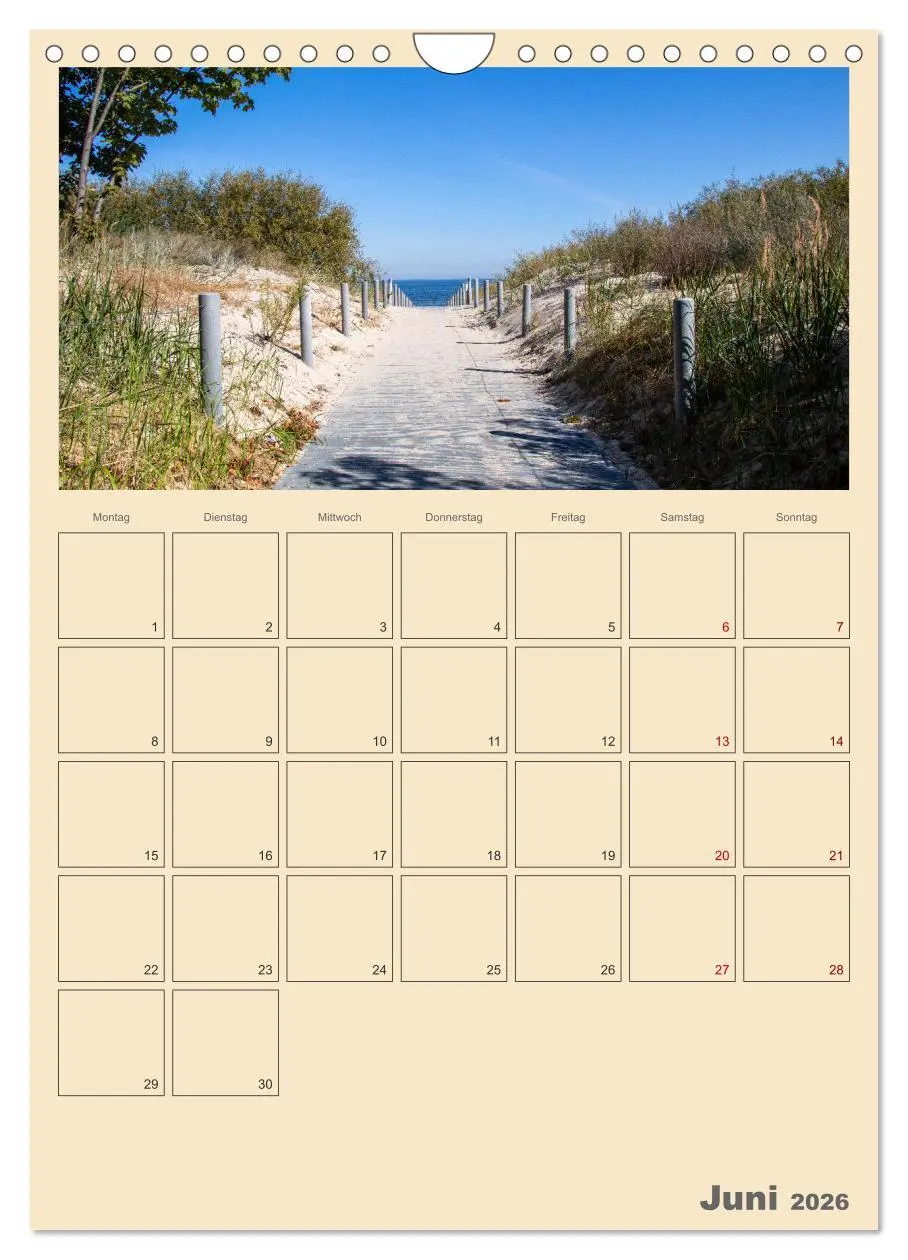 Bild: 9783516330700 | Usedom Ostsee - Terminplaner (Wandkalender 2026 DIN A4 hoch),...