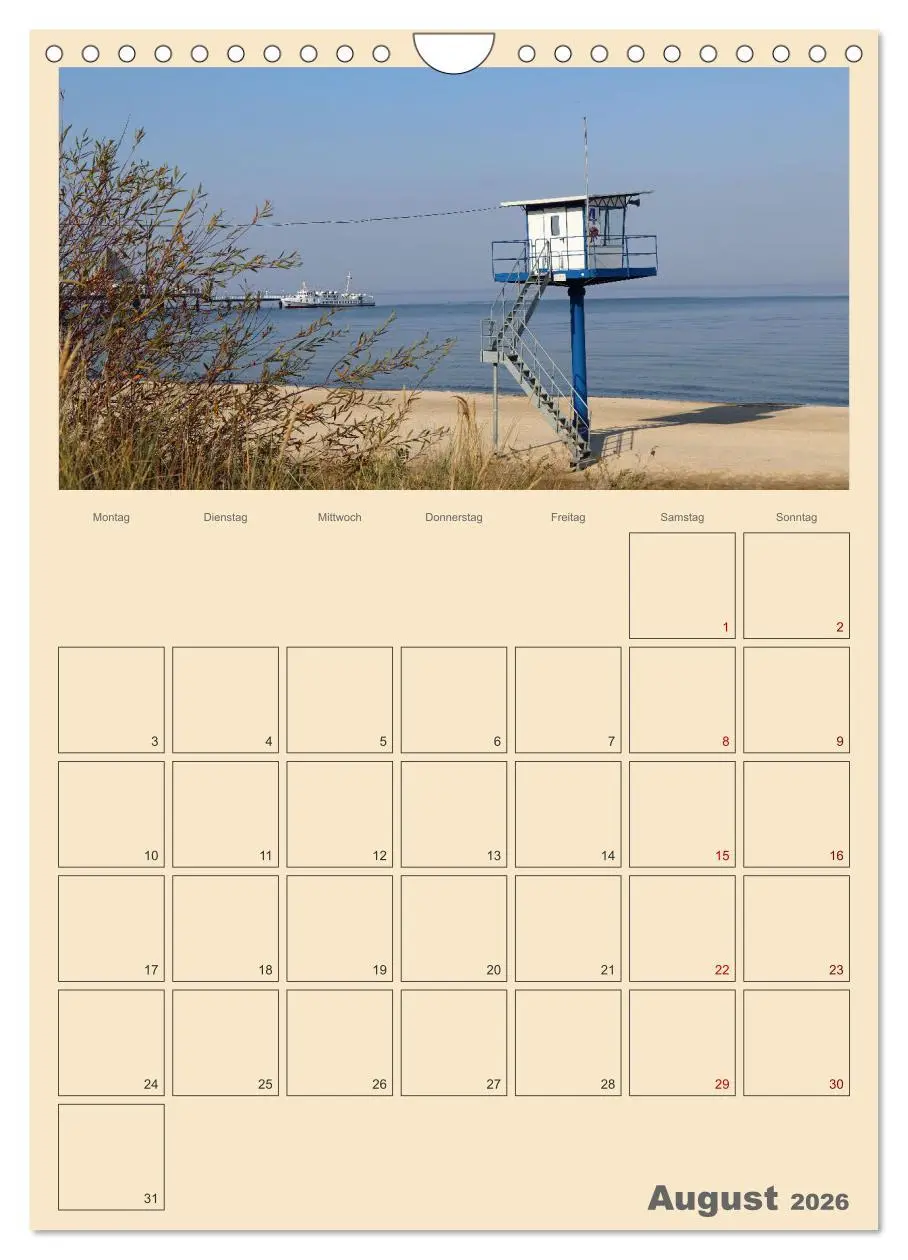 Bild: 9783516330700 | Usedom Ostsee - Terminplaner (Wandkalender 2026 DIN A4 hoch),...