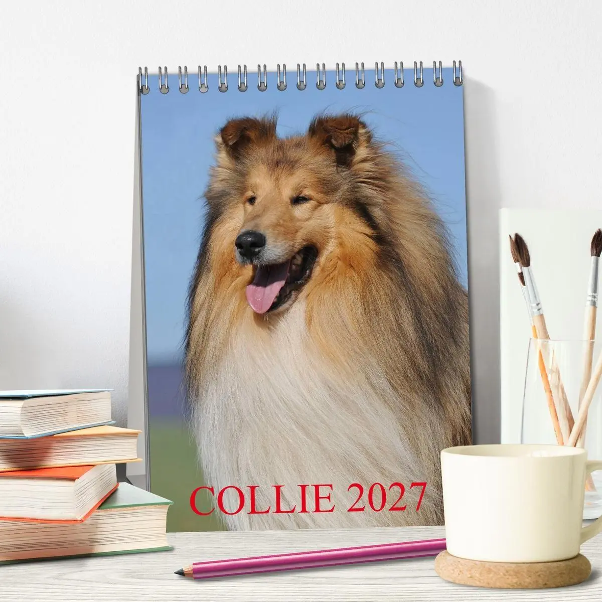 Bild: 9783594170700 | Collie 2027 (Tischkalender 2027 DIN A5 hoch), CALVENDO Monatskalender