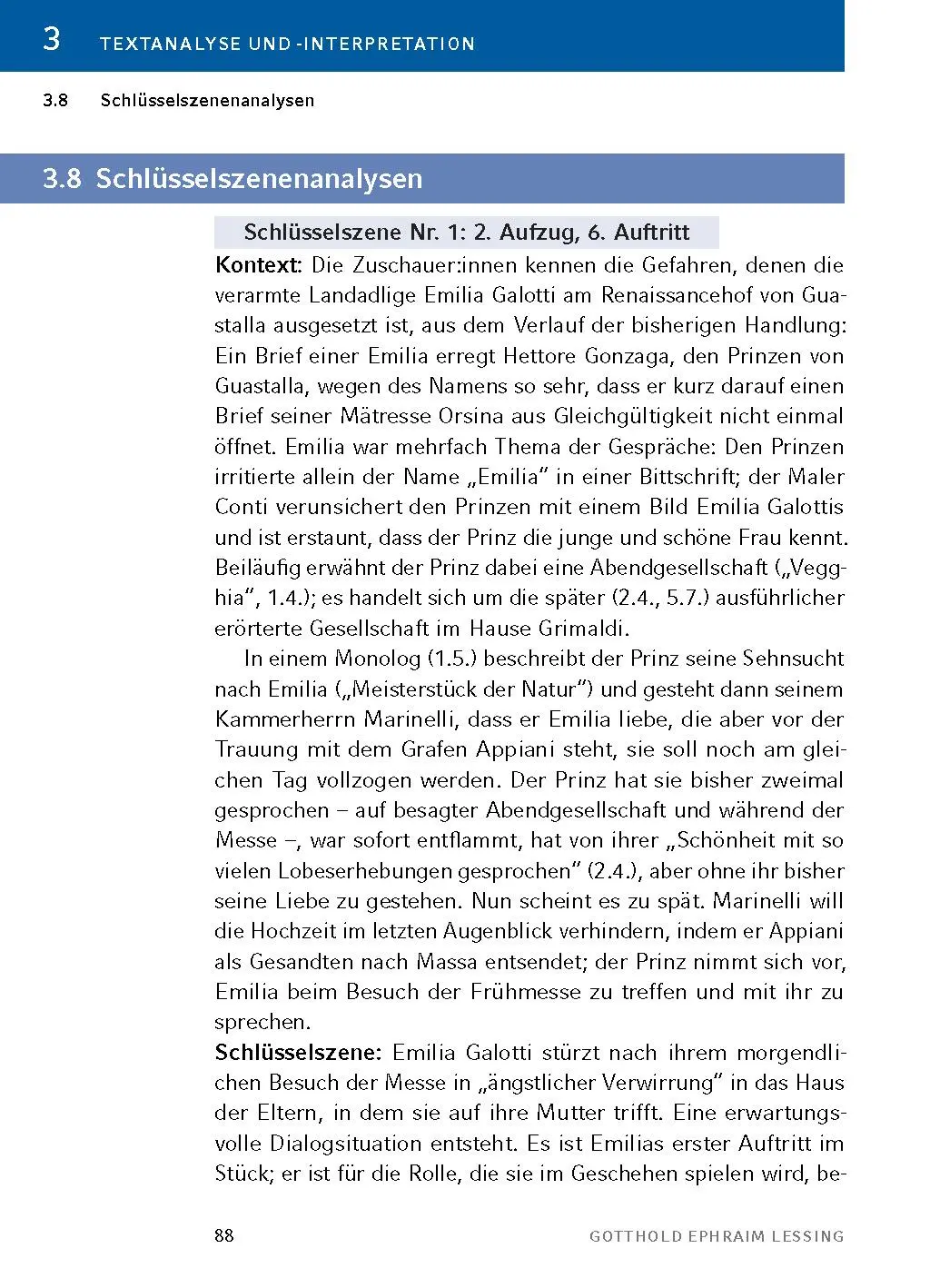 Bild: 9783804420700 | Emilia Galotti von Gotthold Ephraim Lessing - Textanalyse und...