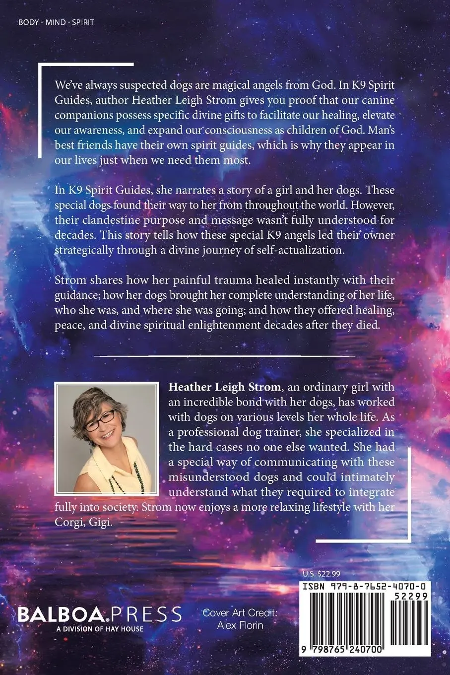 Rückseite: 9798765240700 | K9 Spirit Guides | The Healing Power of Man's Best Friend | Strom