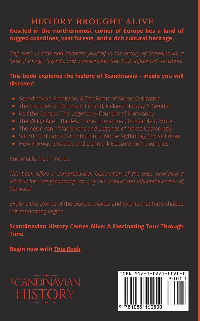 Rückseite: 9781088160800 | Scandinavian History | History Brought Alive | Taschenbuch | Englisch