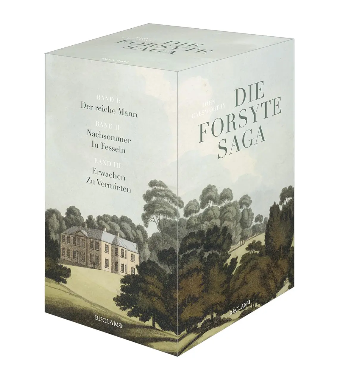 Cover: 9783150300800 | Die Forsyte Saga | John Galsworthy | Buch | Schuber | 1193 S. | 2021