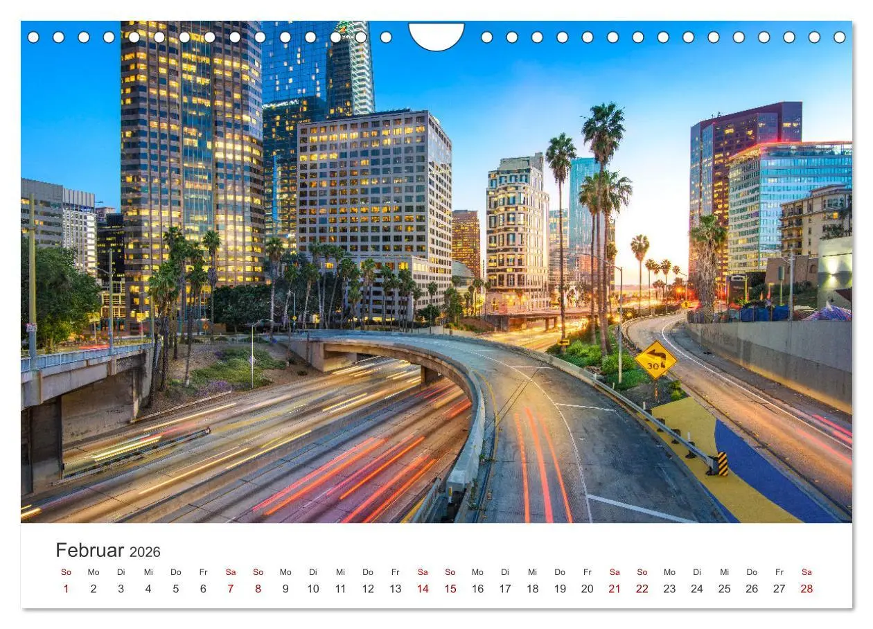 Bild: 9783457540800 | Los Angeles - Kalifornien (Wandkalender 2026 DIN A4 quer), CALVENDO...