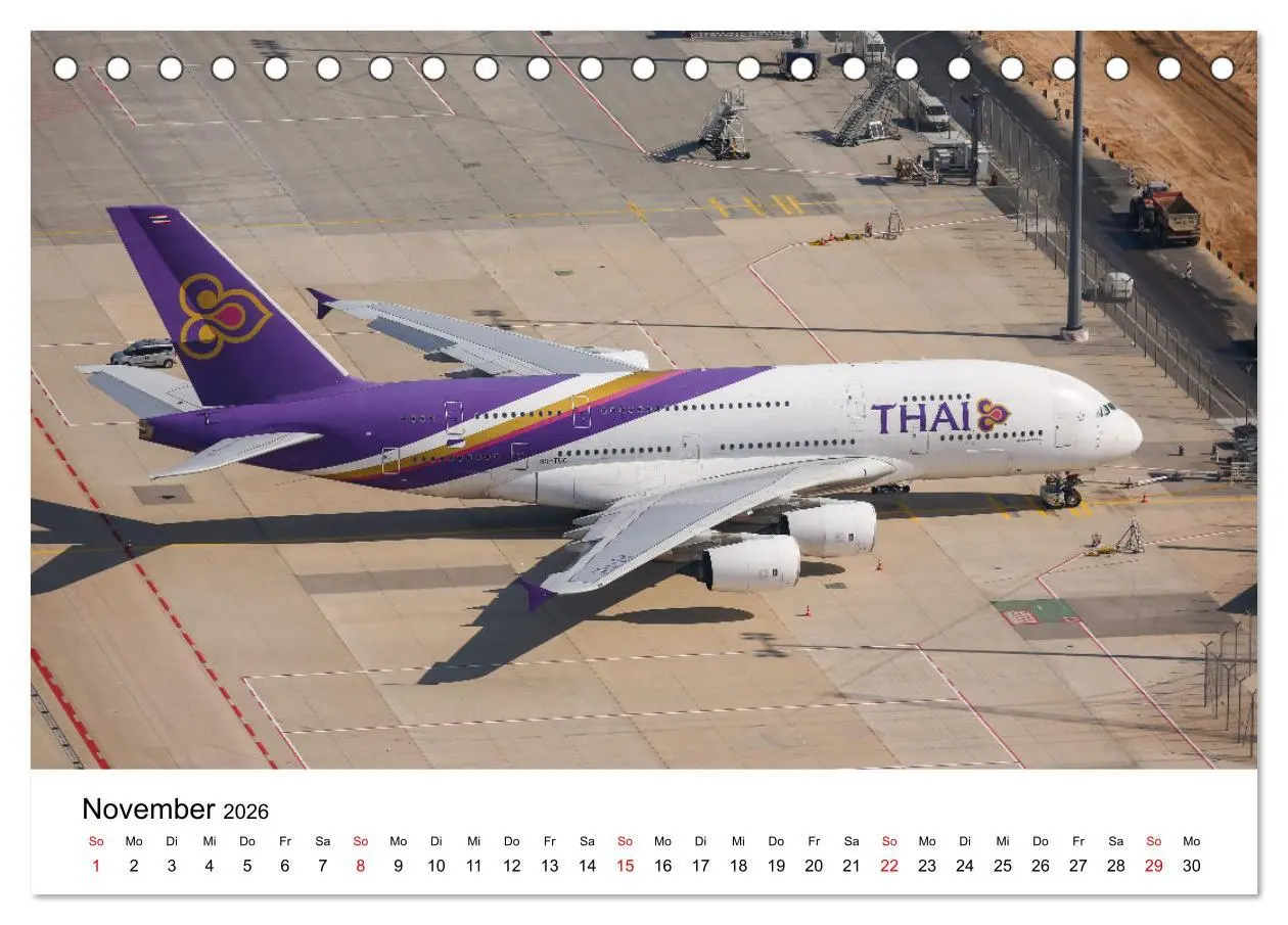 Bild: 9783457610800 | Airbus A380 Superjumbo 2026 (Tischkalender 2026 DIN A5 quer),...