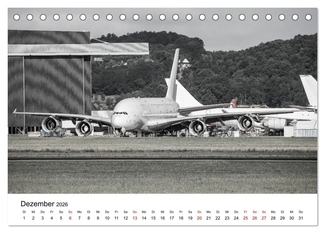 Bild: 9783457610800 | Airbus A380 Superjumbo 2026 (Tischkalender 2026 DIN A5 quer),...