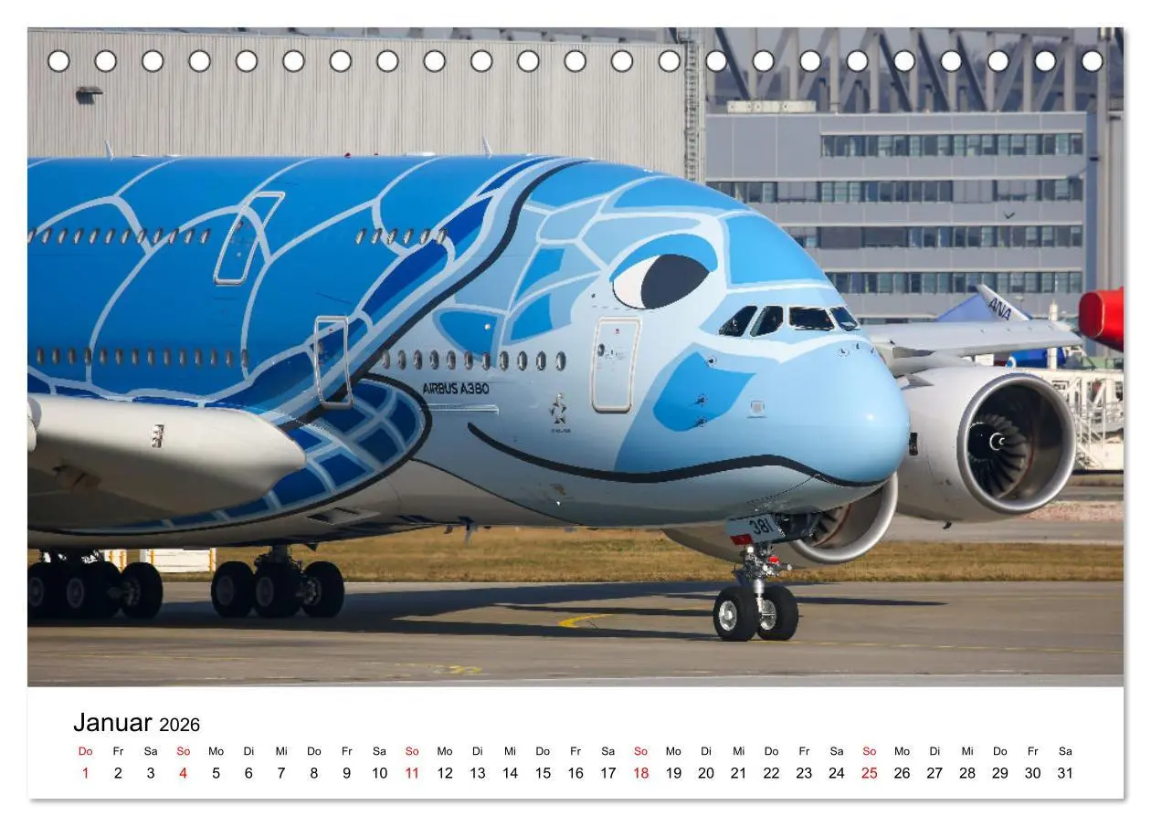 Bild: 9783457610800 | Airbus A380 Superjumbo 2026 (Tischkalender 2026 DIN A5 quer),...