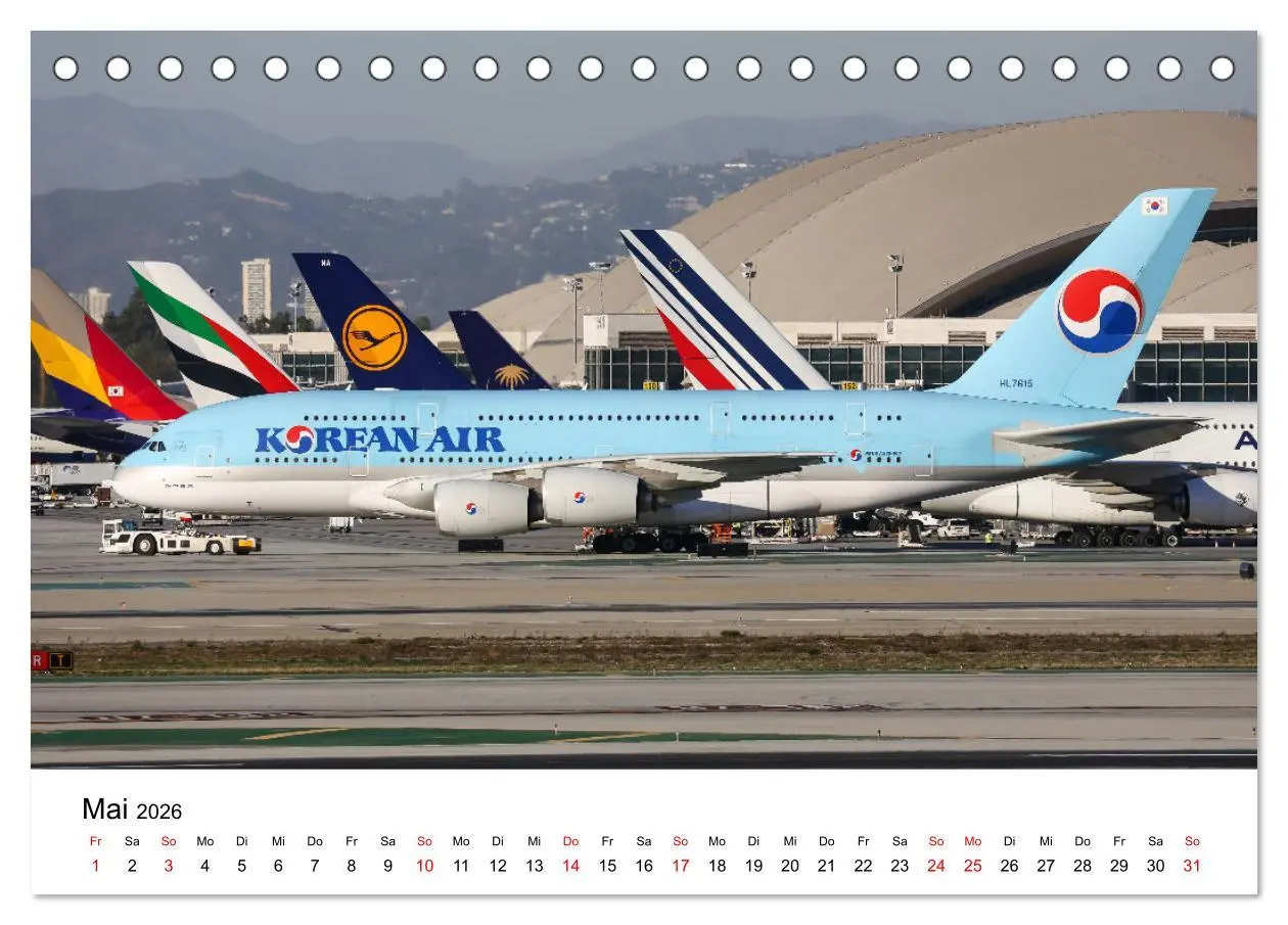 Bild: 9783457610800 | Airbus A380 Superjumbo 2026 (Tischkalender 2026 DIN A5 quer),...