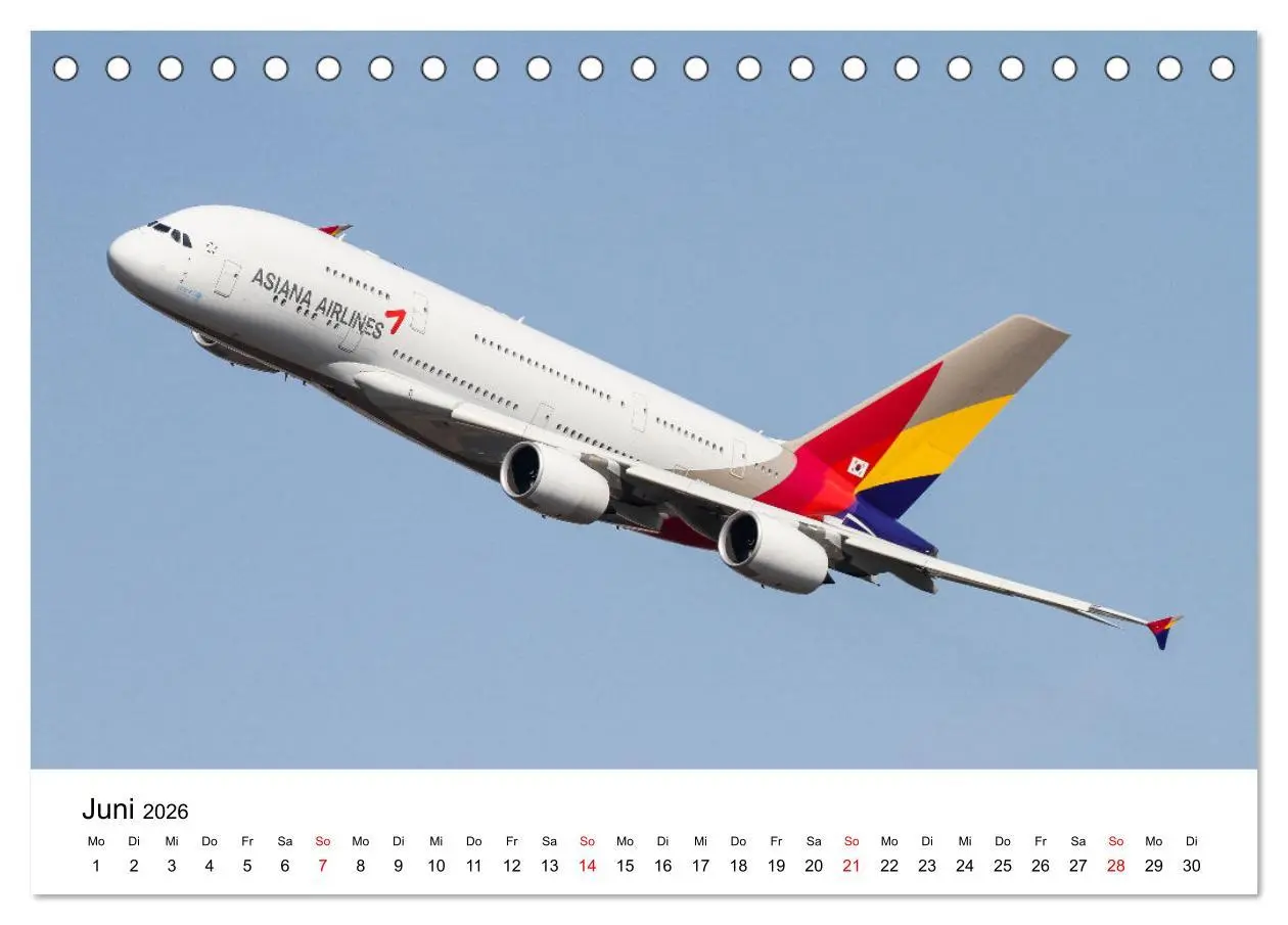 Bild: 9783457610800 | Airbus A380 Superjumbo 2026 (Tischkalender 2026 DIN A5 quer),...