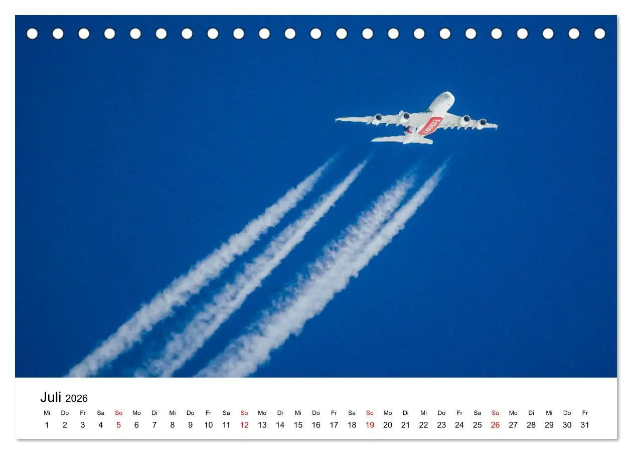 Bild: 9783457610800 | Airbus A380 Superjumbo 2026 (Tischkalender 2026 DIN A5 quer),...