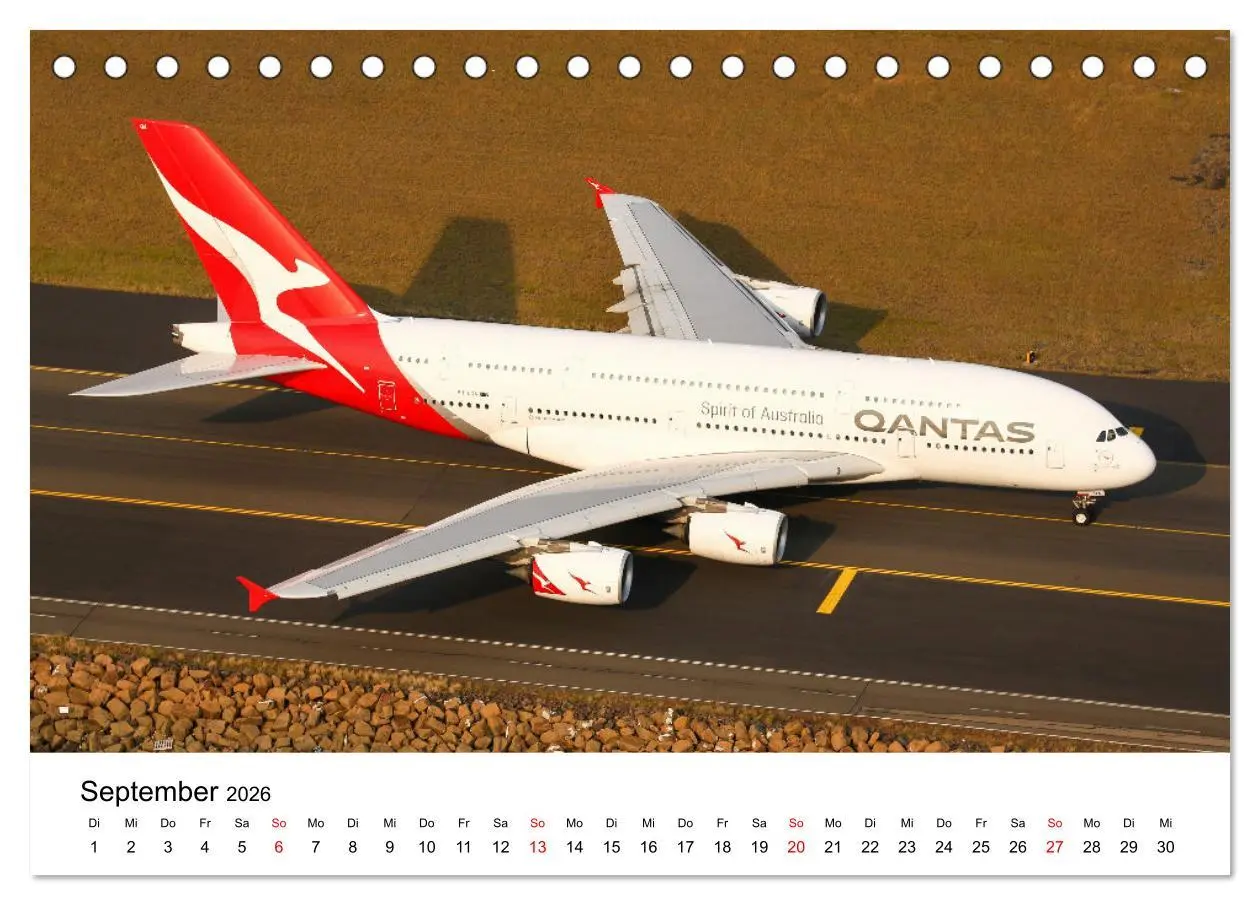Bild: 9783457610800 | Airbus A380 Superjumbo 2026 (Tischkalender 2026 DIN A5 quer),...
