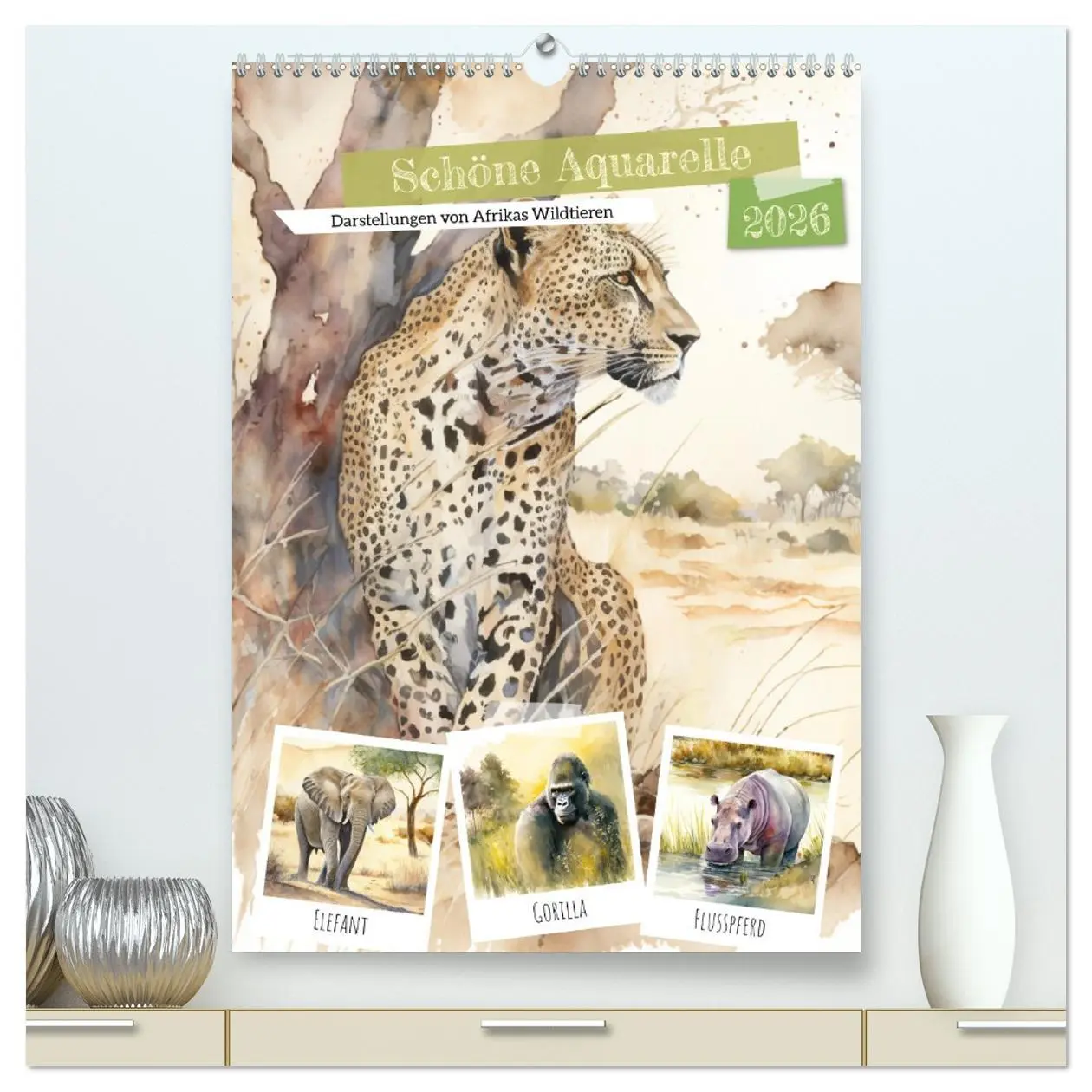 Cover: 9783516320800 | Schöne Aquarelle. Darstellungen von Afrikas Wildtieren...