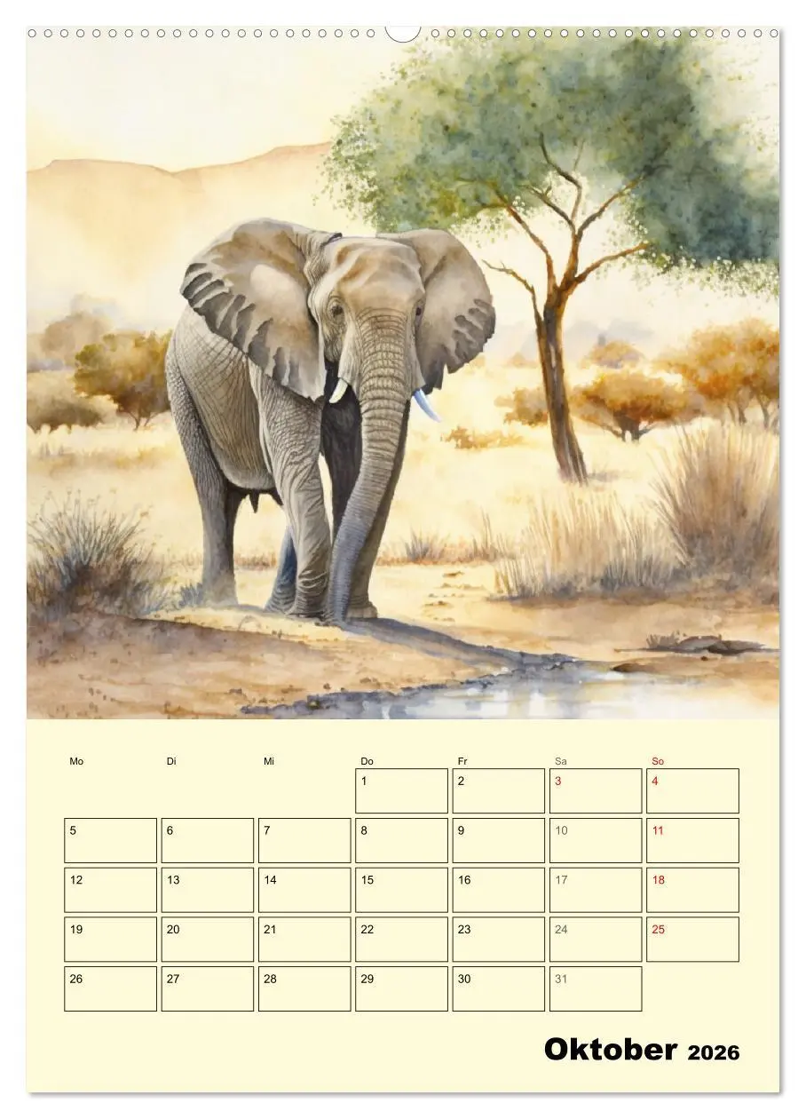 Bild: 9783516320800 | Schöne Aquarelle. Darstellungen von Afrikas Wildtieren...