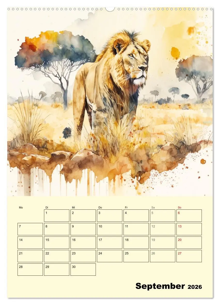 Bild: 9783516320800 | Schöne Aquarelle. Darstellungen von Afrikas Wildtieren...