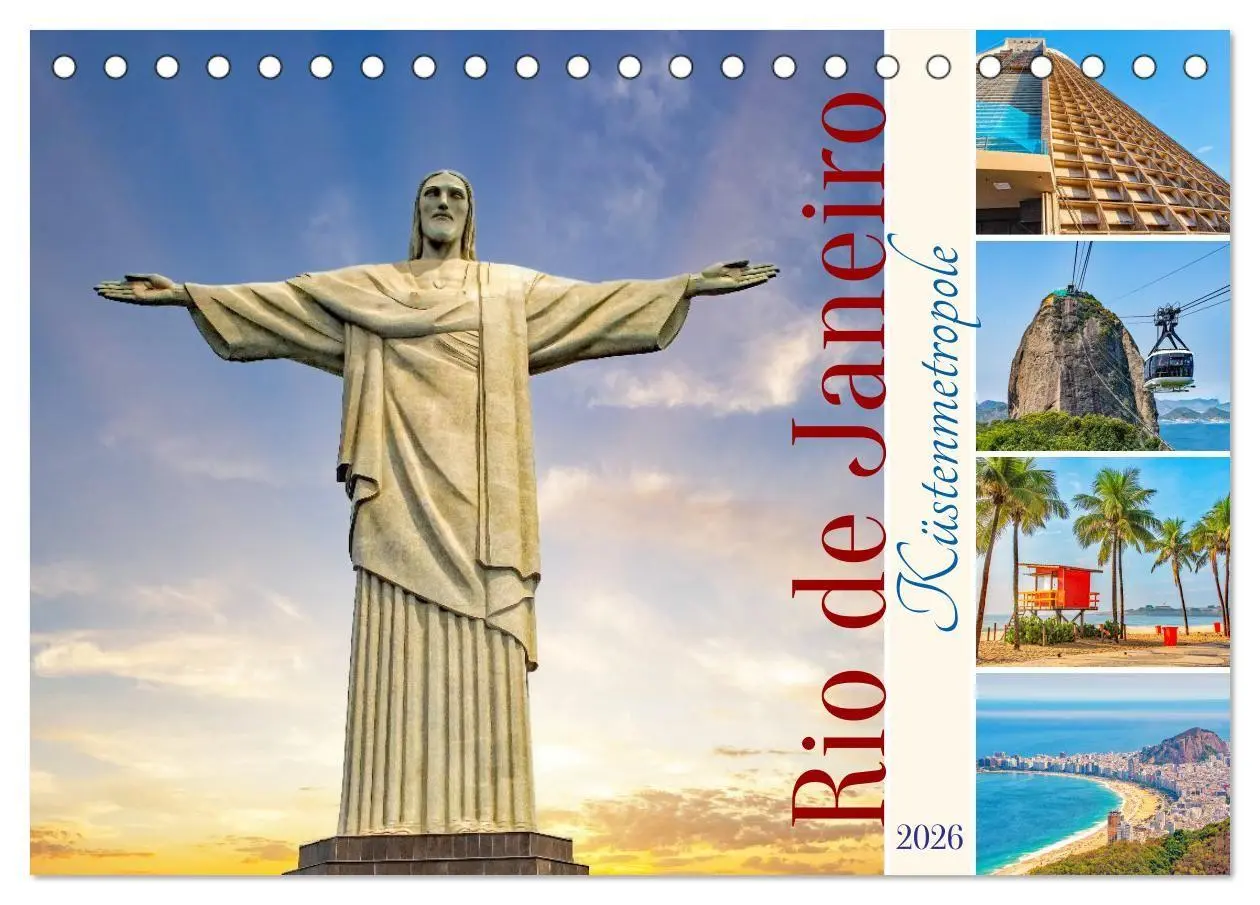 Cover: 9783516700800 | Rio de Janeiro - Küstenmetropole (Tischkalender 2026 DIN A5 quer),...