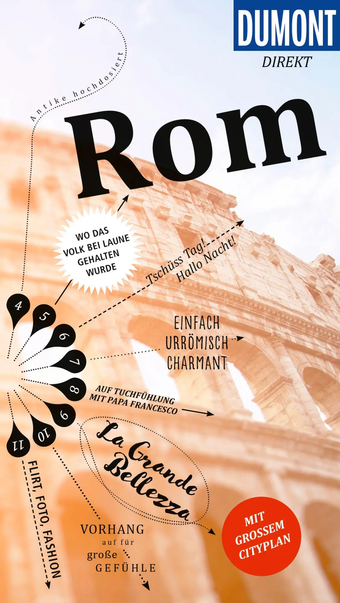 Cover: 9783616000800 | DUMONT direkt Reiseführer Rom | Mit großem Cityplan | Caterina Mesina