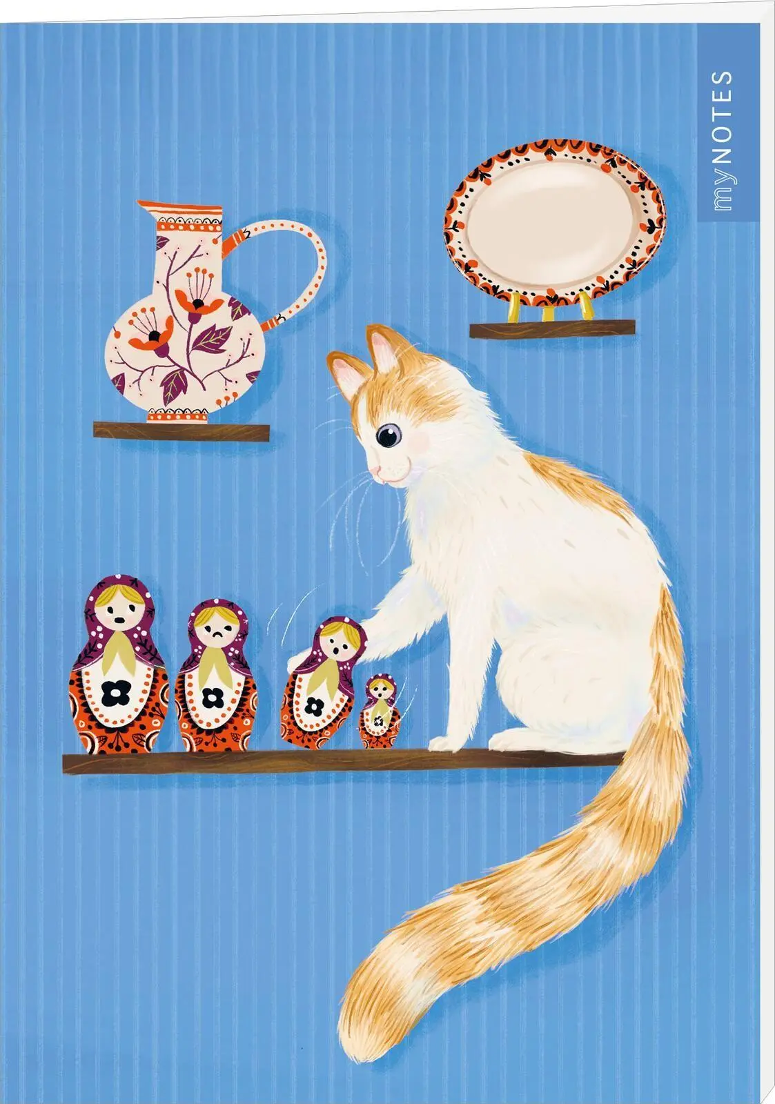 Cover: 4014489140900 | myNOTES Papeterie: Notizheft Katzen regieren die Welt - Katzenspiel