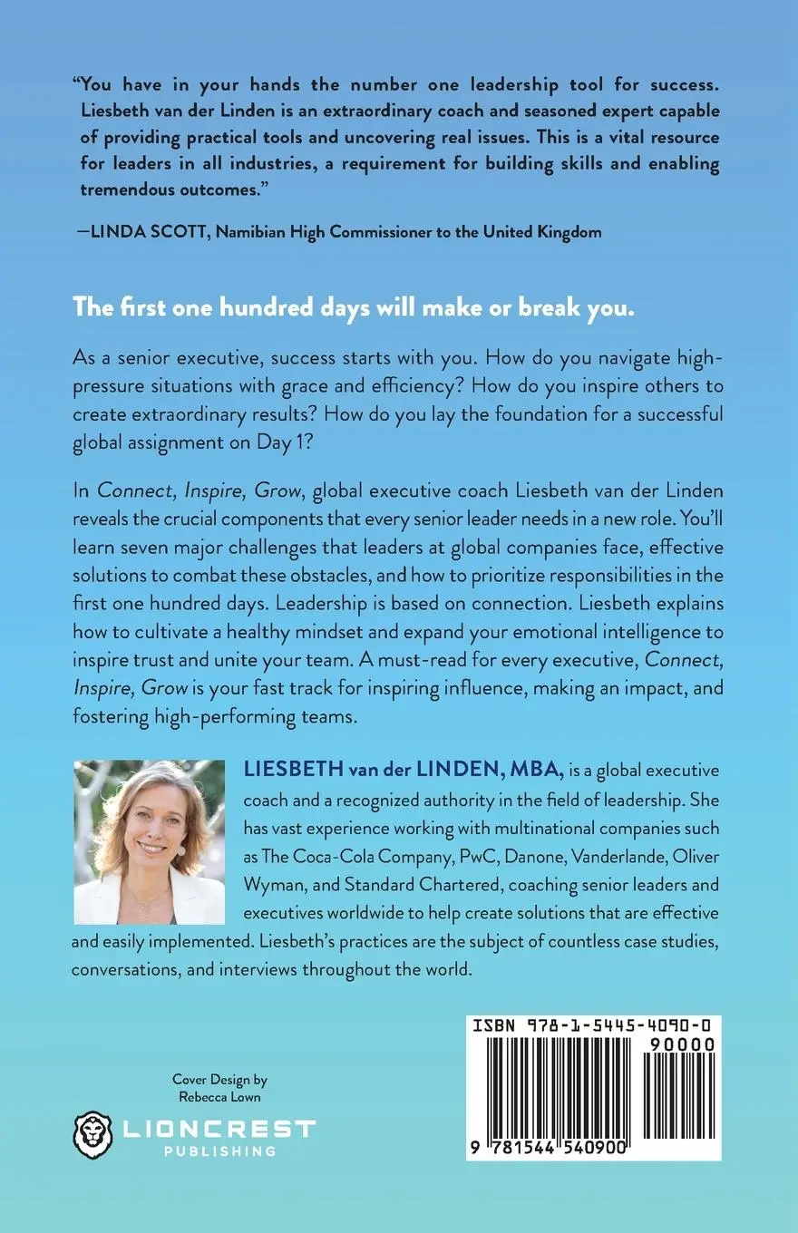 Rückseite: 9781544540900 | Connect, Inspire, Grow | Liesbeth van der Linden | Taschenbuch | 2023