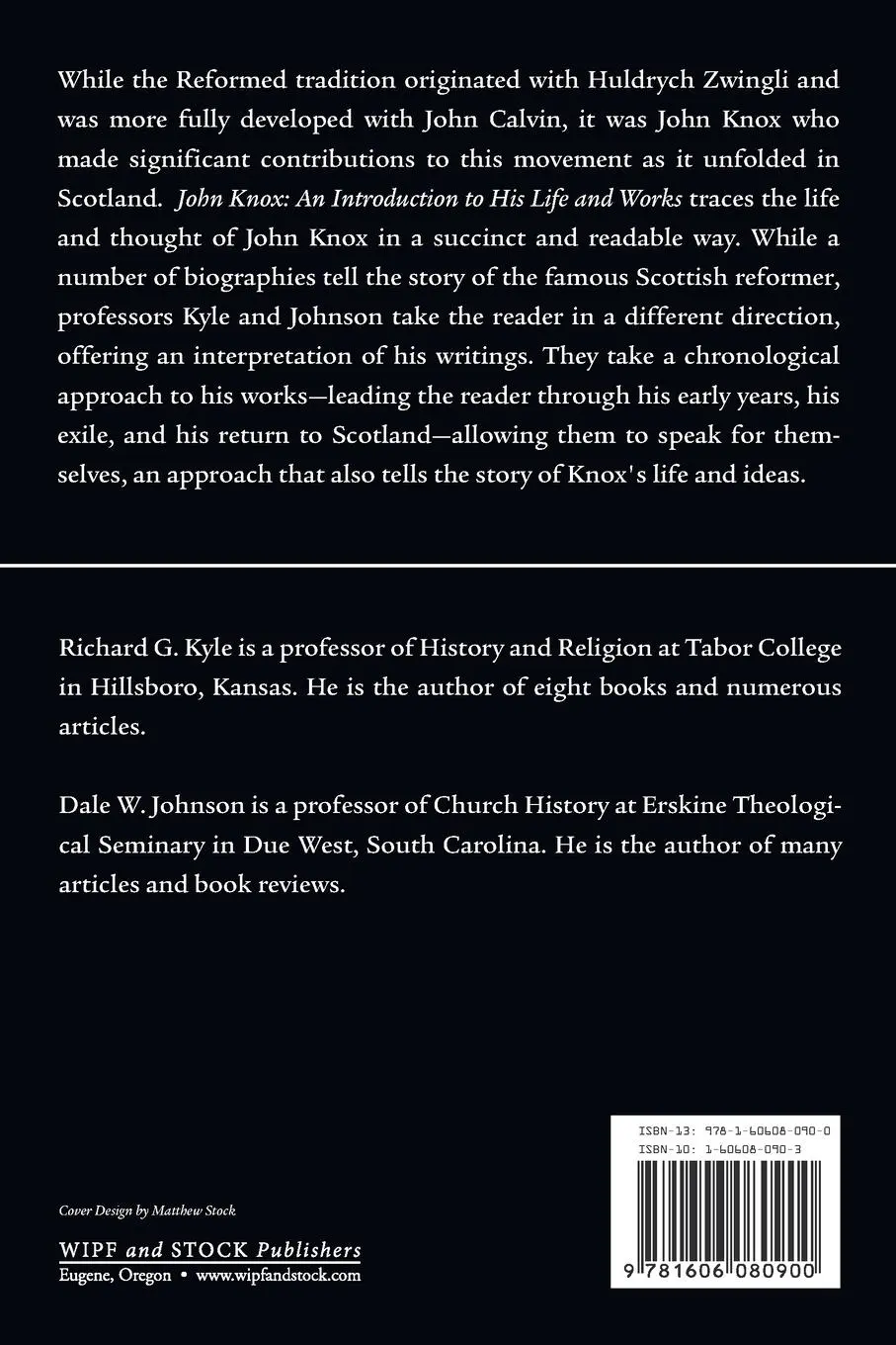 Rückseite: 9781606080900 | John Knox | Richard G. Kyle (u. a.) | Taschenbuch | Englisch | 2009