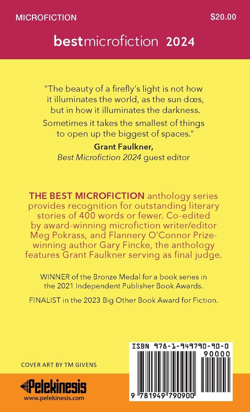 Rückseite: 9781949790900 | Best Microfiction 2024 | Meg Pokrass (u. a.) | Taschenbuch | Englisch