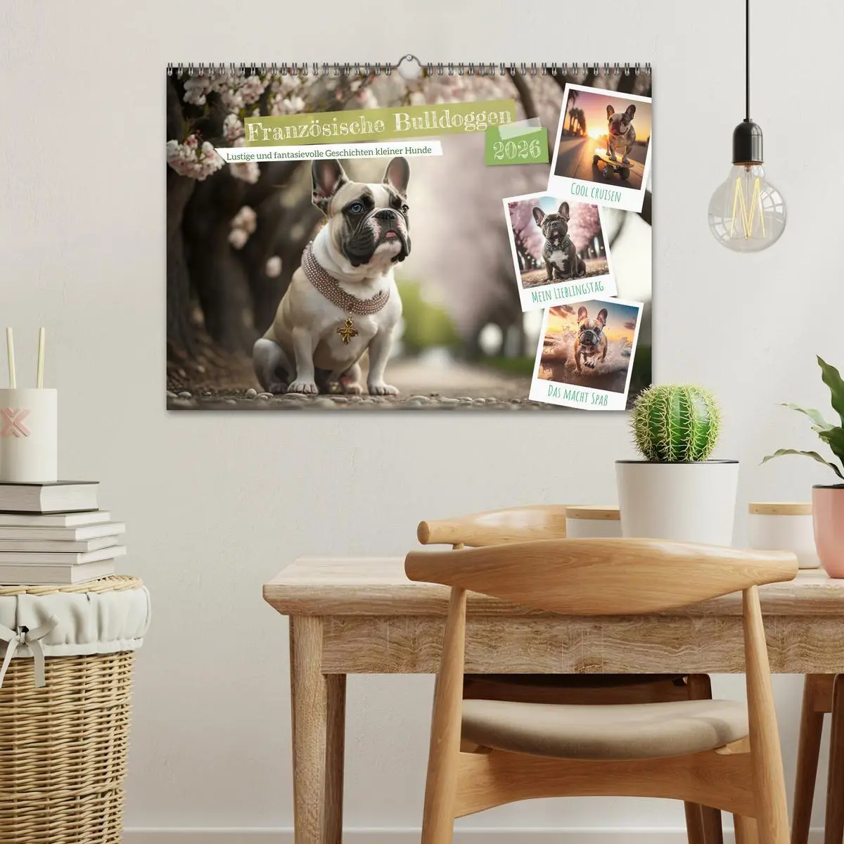 Bild: 9783457530900 | Französische Bulldoggen (Wandkalender 2026 DIN A3 quer), CALVENDO...