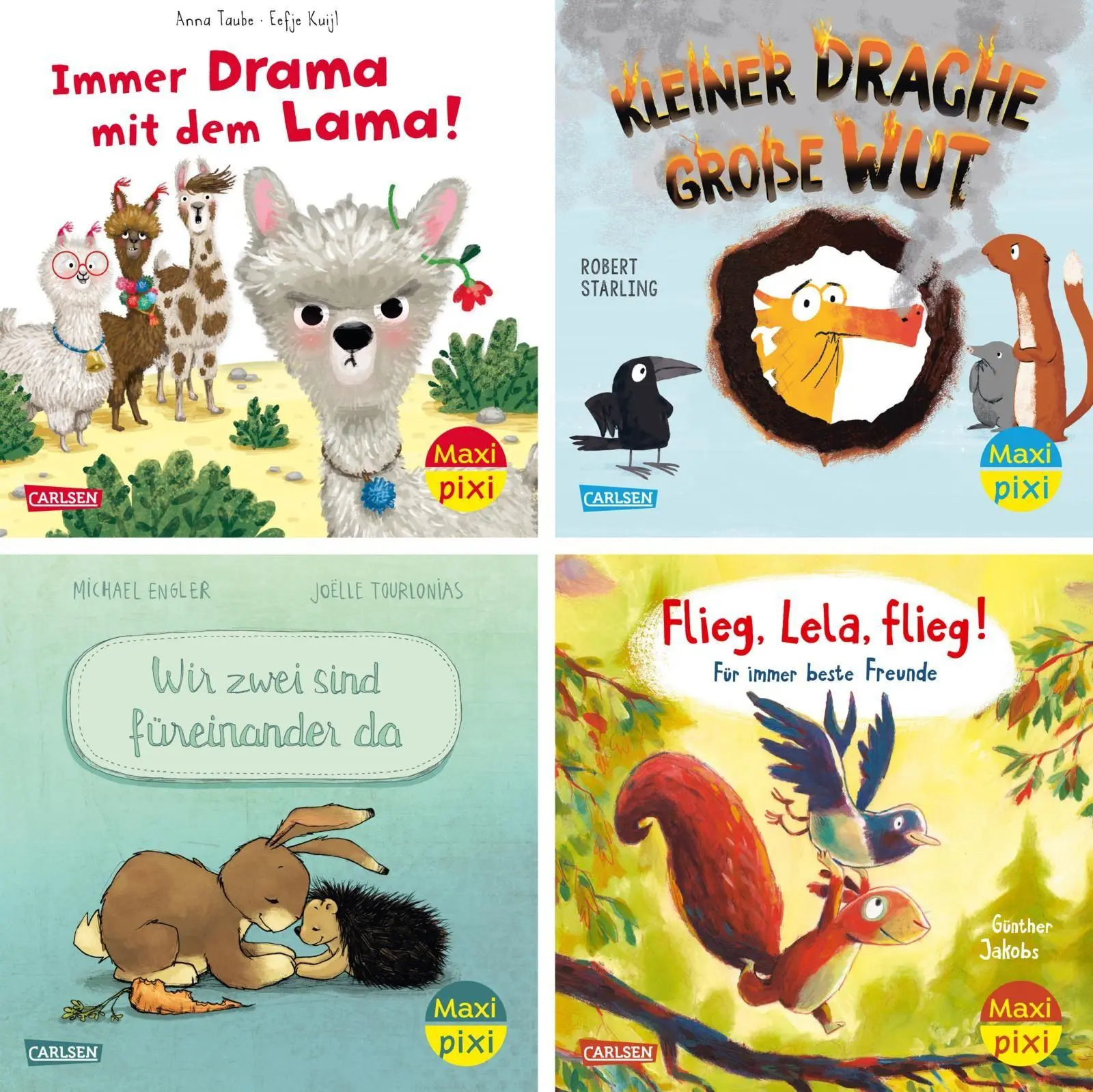 Cover: 9783551030900 | Maxi-Pixi-4er-Set 126: Kleine Tiere - große Gefühle (4x1 Exemplar)