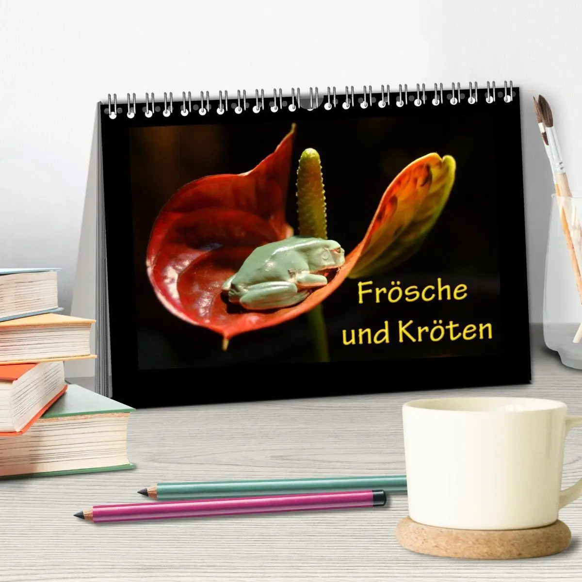Bild: 9783594150900 | Frösche und Kröten (Tischkalender 2027 DIN A5 quer), CALVENDO...
