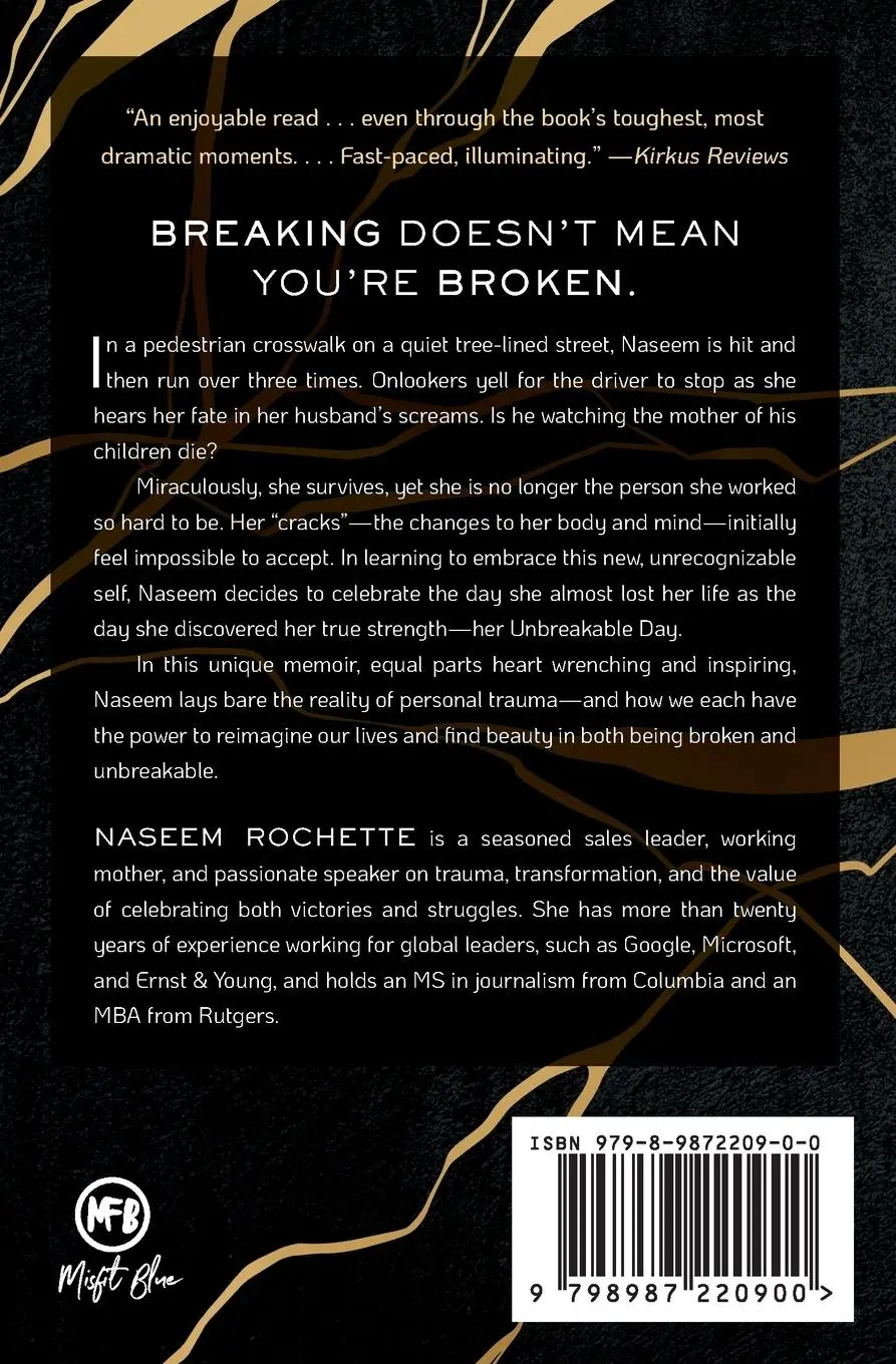 Rückseite: 9798987220900 | The Unexpected Benefits of Being Run Over | Naseem Rochette | Buch