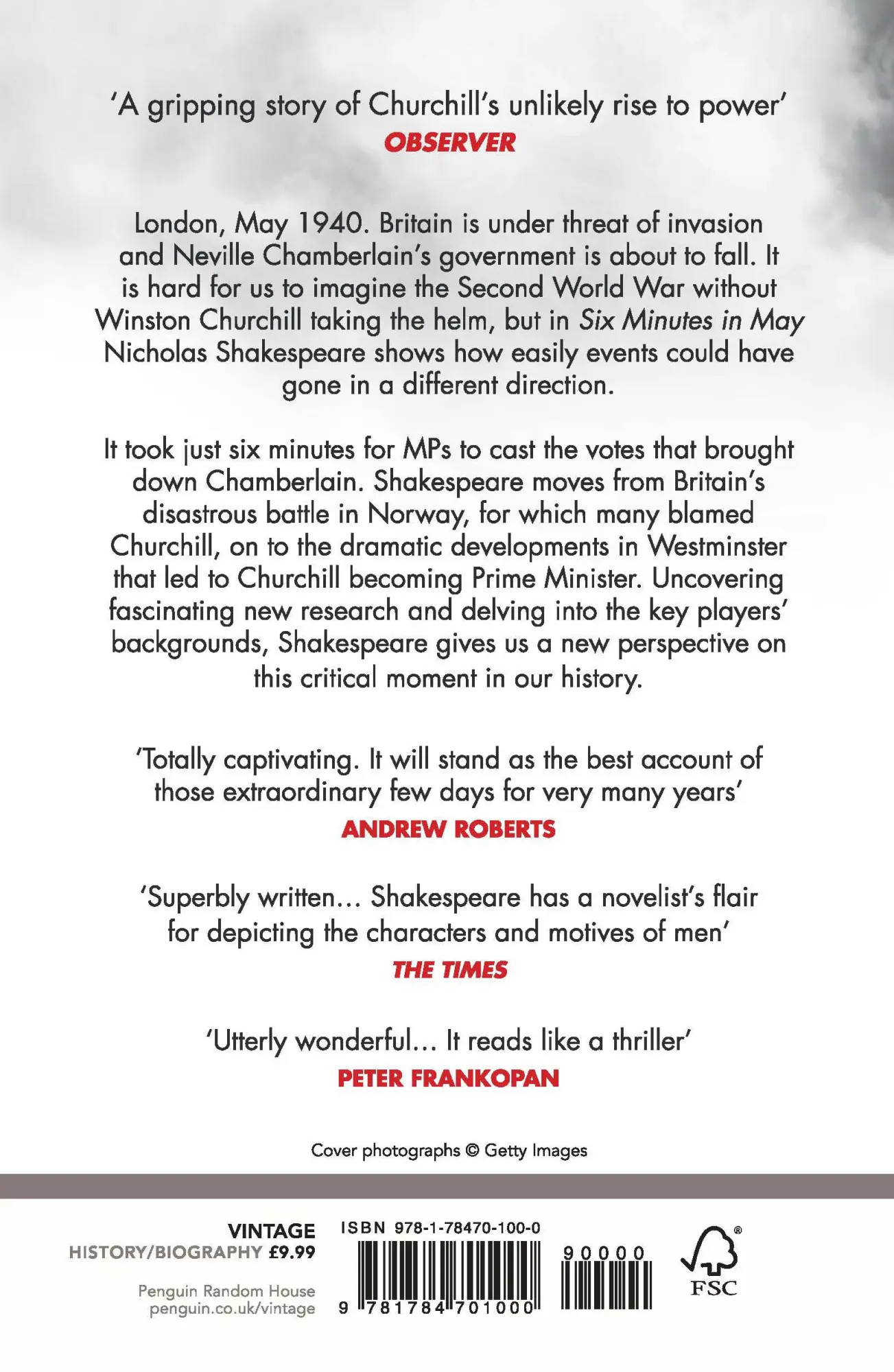Rückseite: 9781784701000 | Six Minutes in May | How Churchill Unexpectedly Became Prime Minister