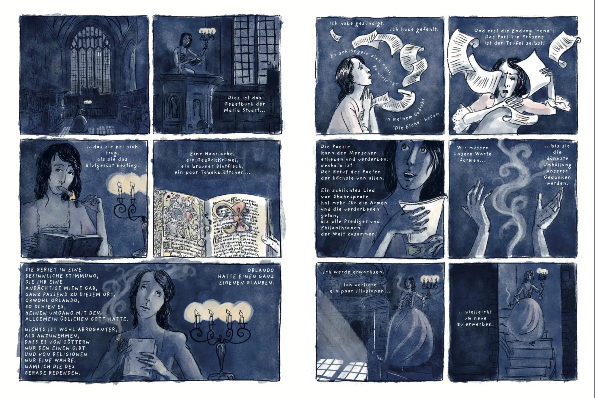 Bild: 9783039641000 | Orlando | Eine Graphic Novel nach Virginia Woolfs queerem Klassiker