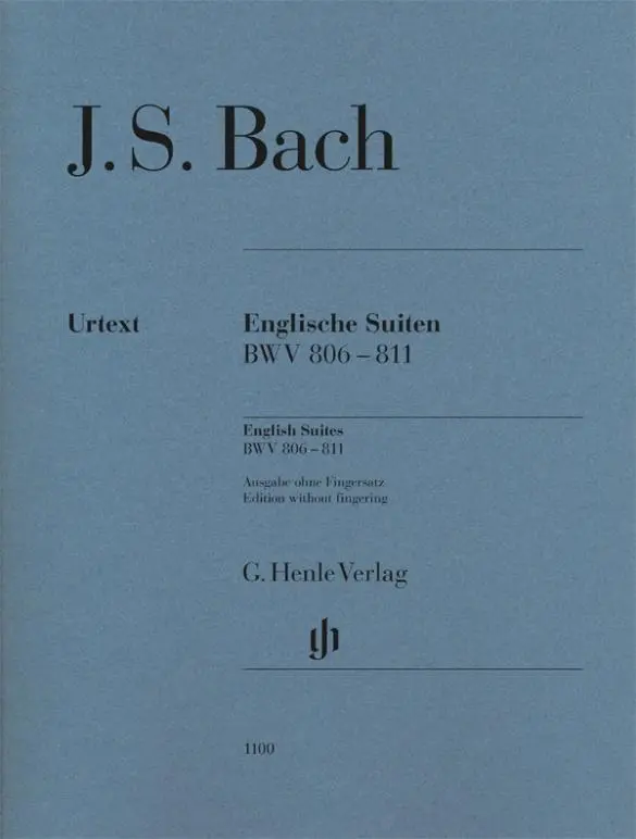 Cover: 9790201811000 | Englische Suiten BWV 806-811 | English Suites BWV 806-811 | Steglich